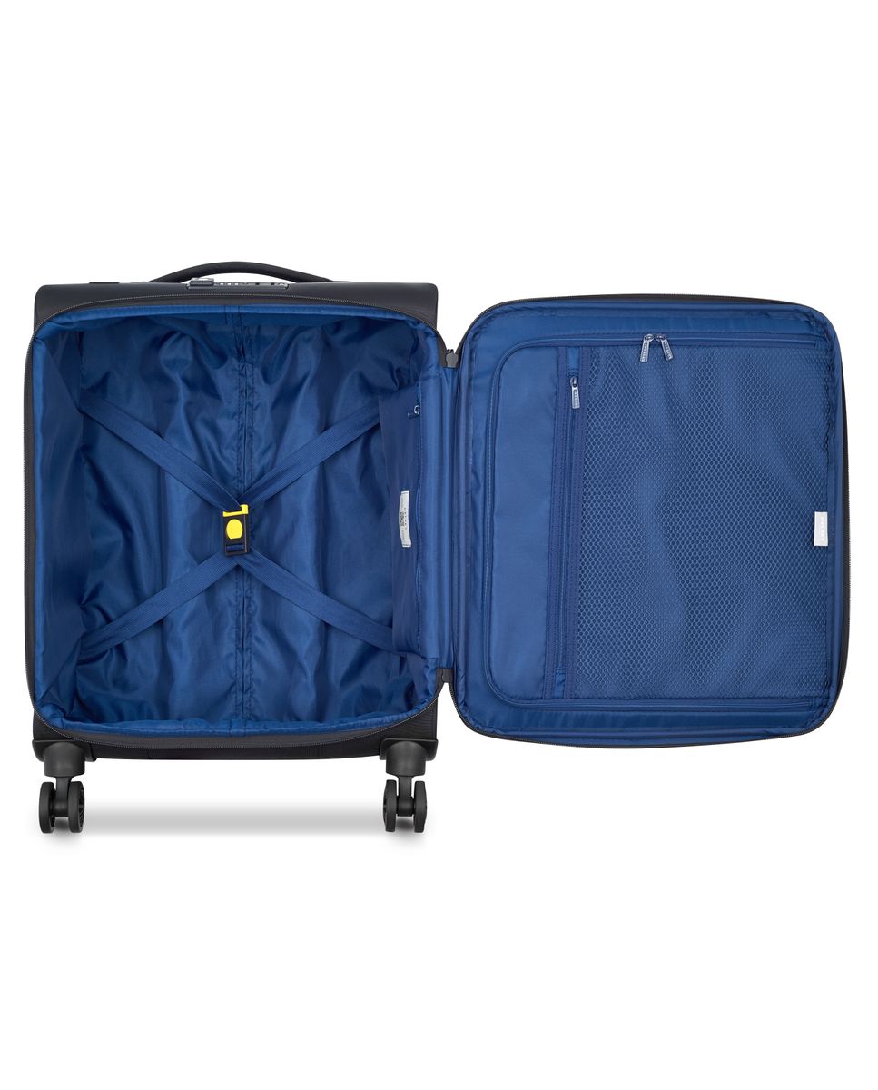 Maleta de cabina brochant 3 blanda con capacidad de 35 l - Delsey Paris - Negro Negro-3