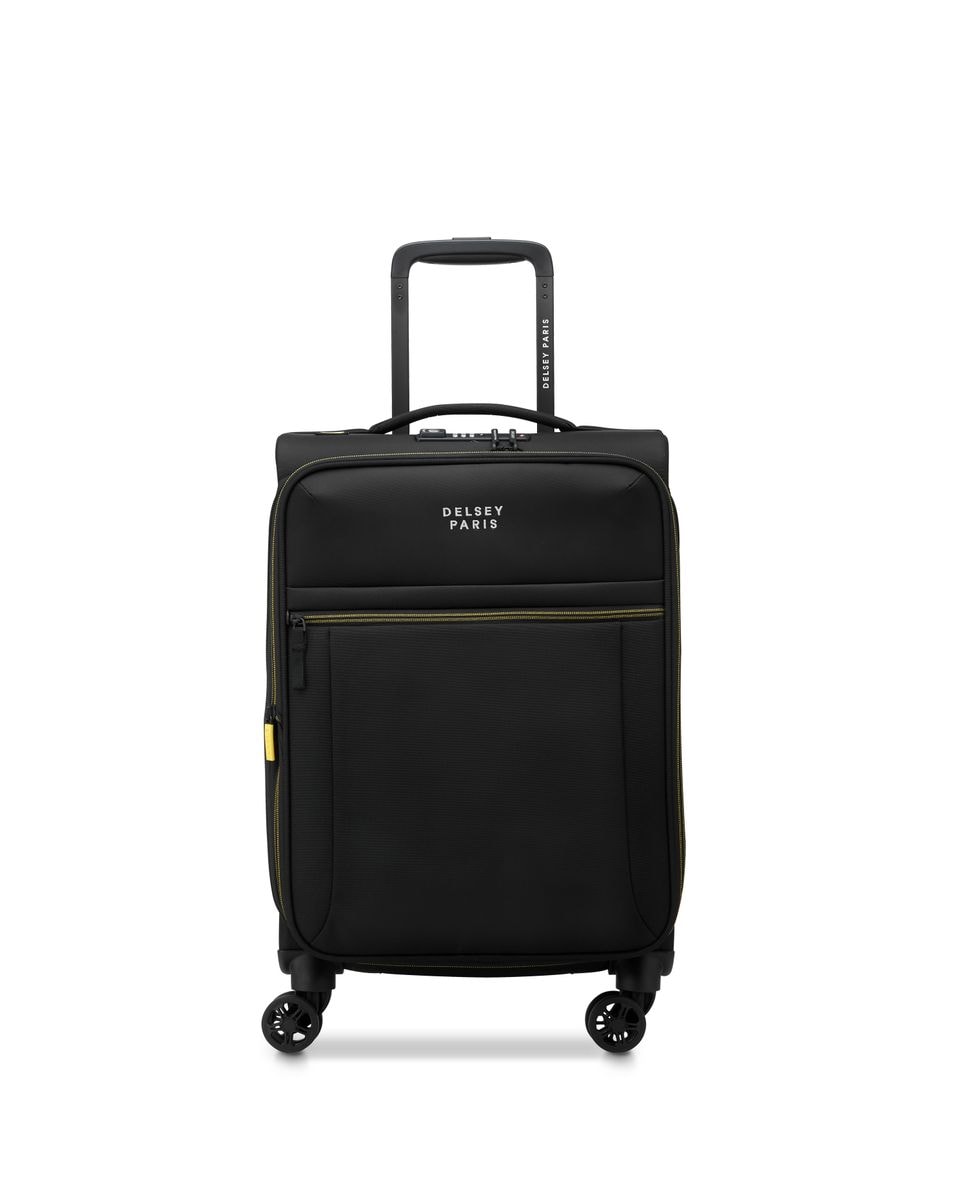 Maleta de cabina expandible Brochant 3 blanda con capacidad de 35 L Negro-1