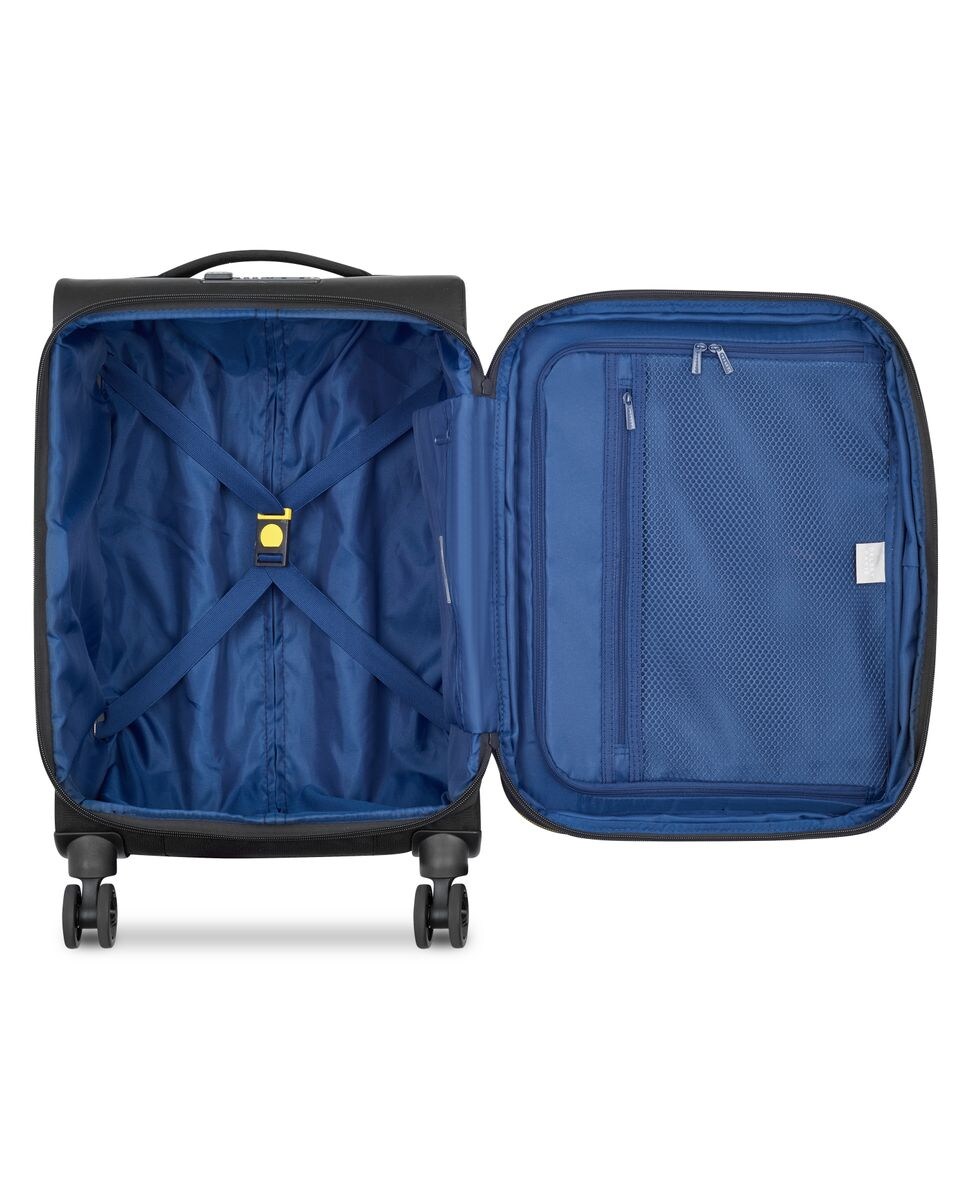 Maleta de cabina expandible Brochant 3 blanda con capacidad de 35 L Negro-3