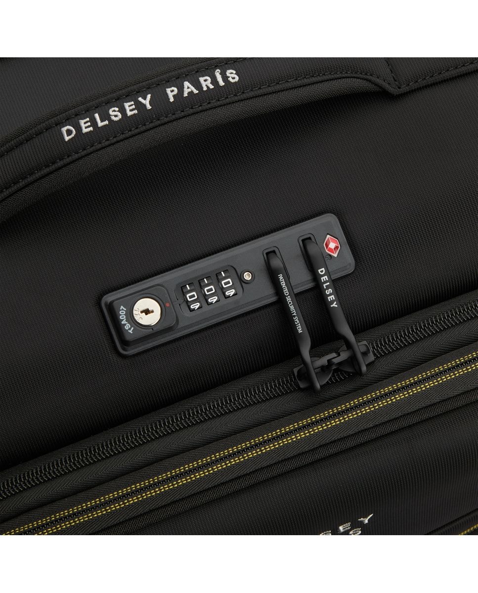 Maleta de cabina expandible Brochant 3 blanda con capacidad de 35 L Negro-5