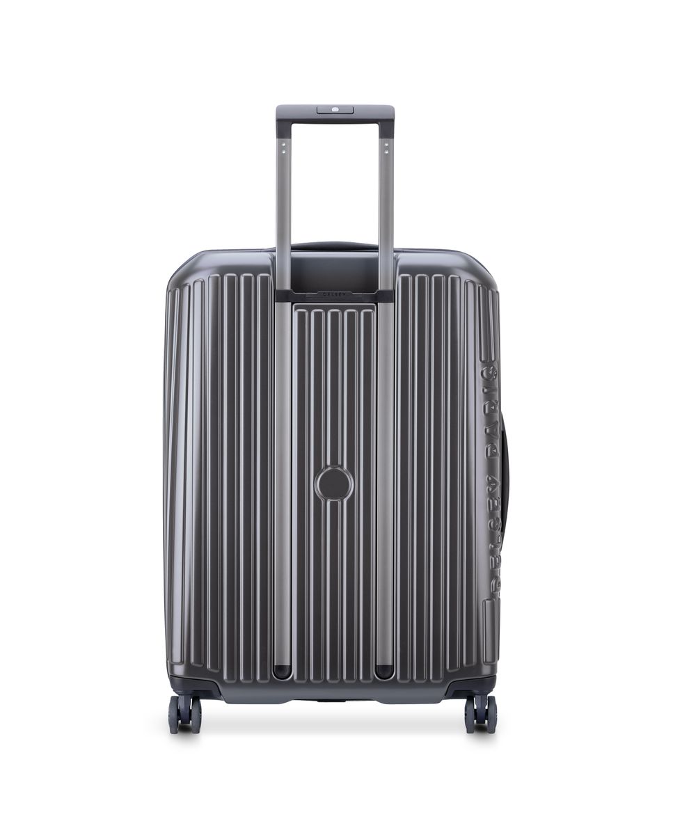 Maleta mediana expandible securitime zip rígida con capacidad de 73 l - Delsey Paris - Gris Gris-5