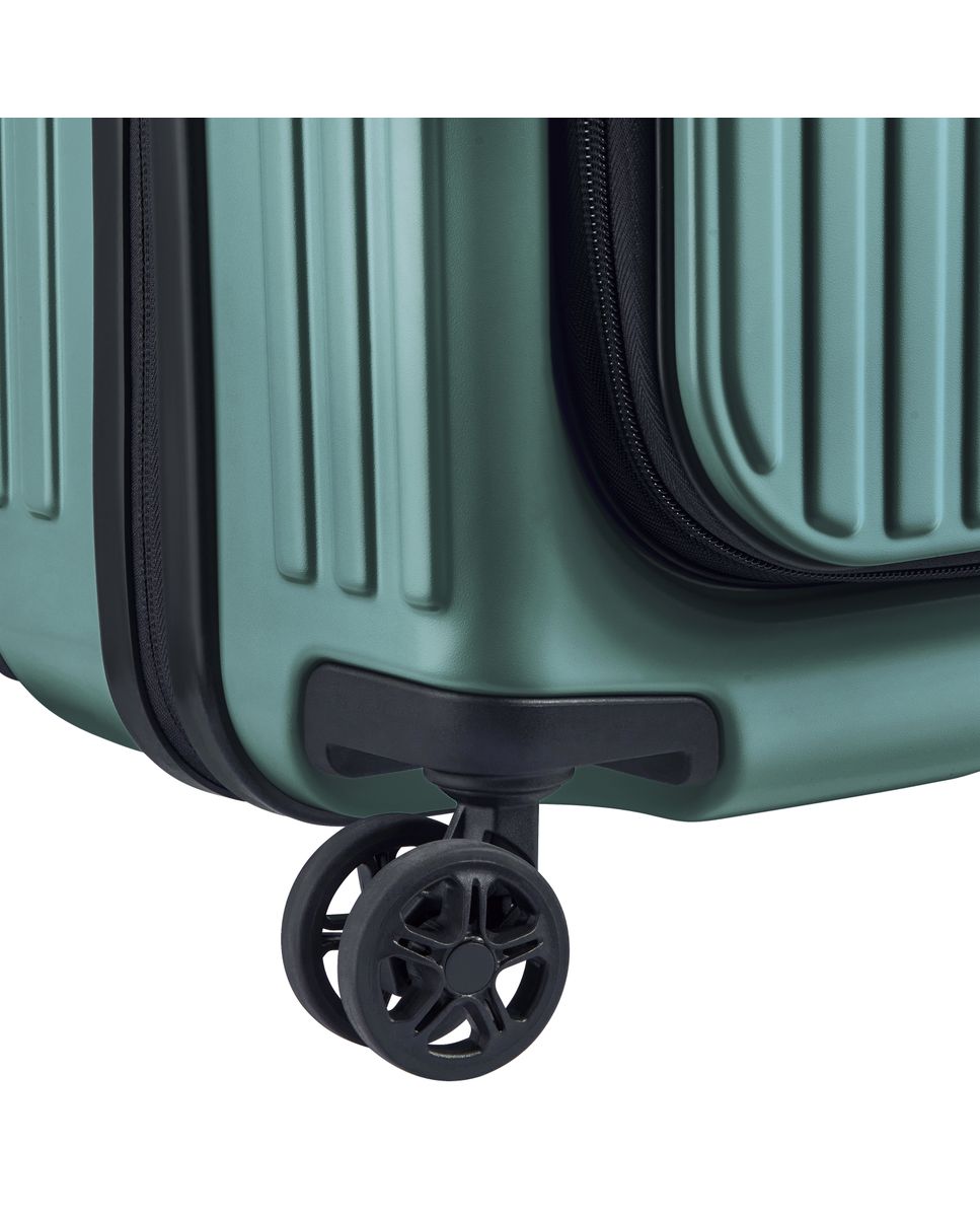 Maleta mediana expandible securitime zip rígida con capacidad de 73 l - Delsey Paris - Verde oscuro Verde oscuro-8