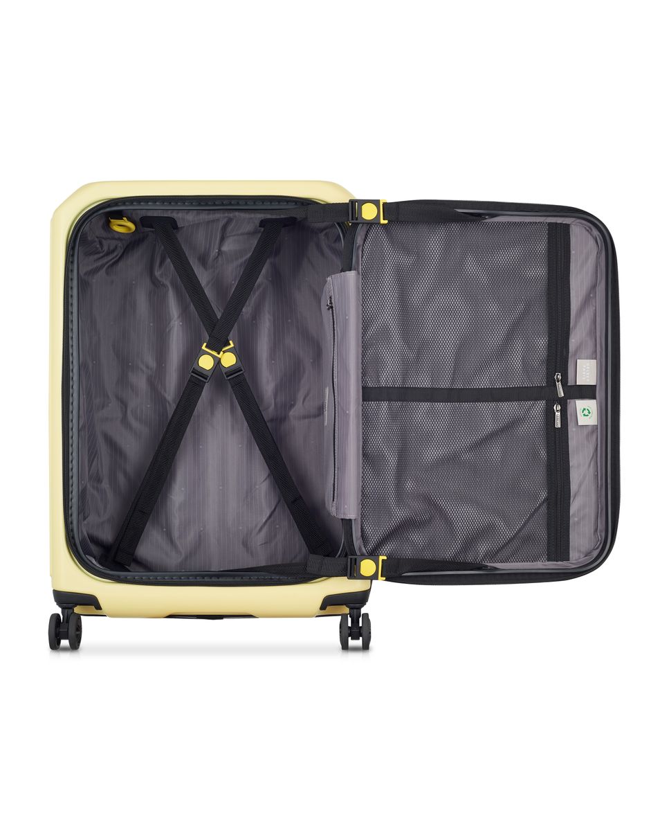 Maleta mediana expandible securitime zip rígida con capacidad de 73 l - Delsey Paris - Amarillo Amarillo-4