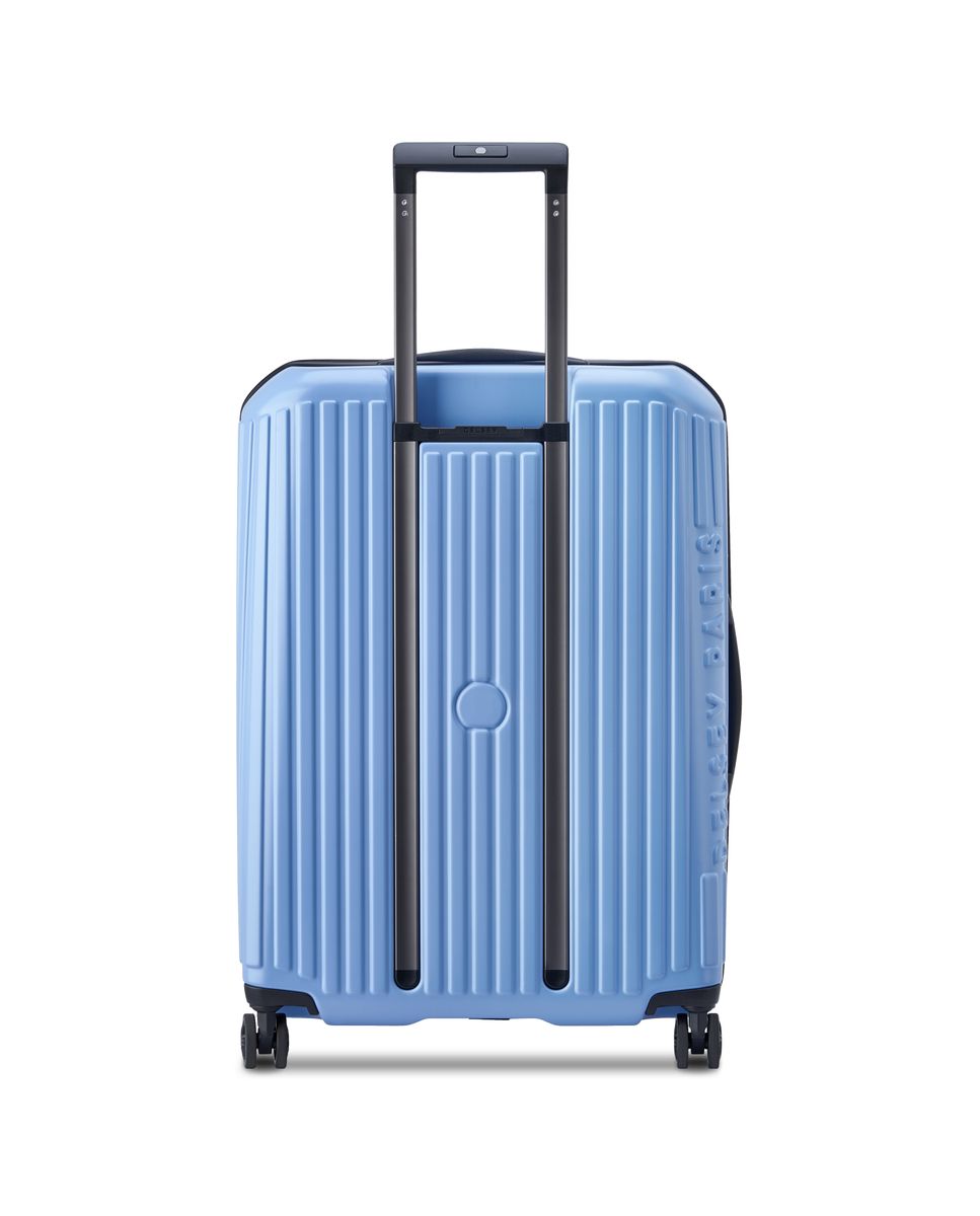 Maleta mediana expandible securitime zip rígida con capacidad de 73 l - Delsey Paris - Azul claro Azul claro-5