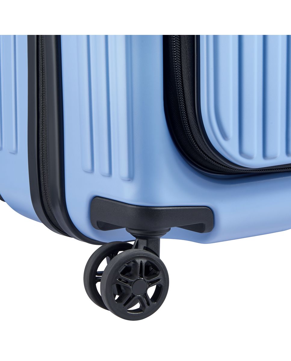 Maleta mediana expandible securitime zip rígida con capacidad de 73 l - Delsey Paris - Azul claro Azul claro-8