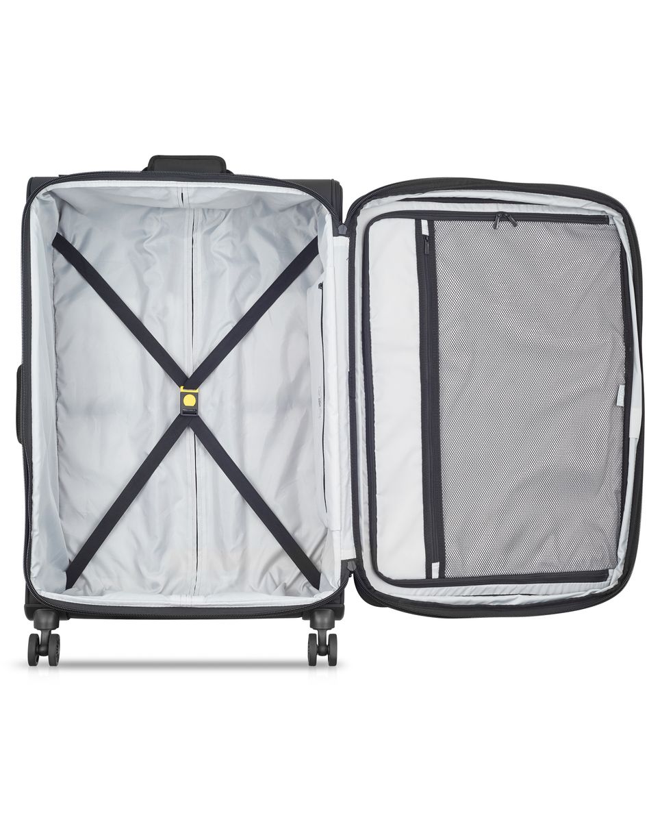 Maleta grande expandible maubert 2.0 blanda con capacidad de 107 l - Delsey Paris - Negro Negro-3