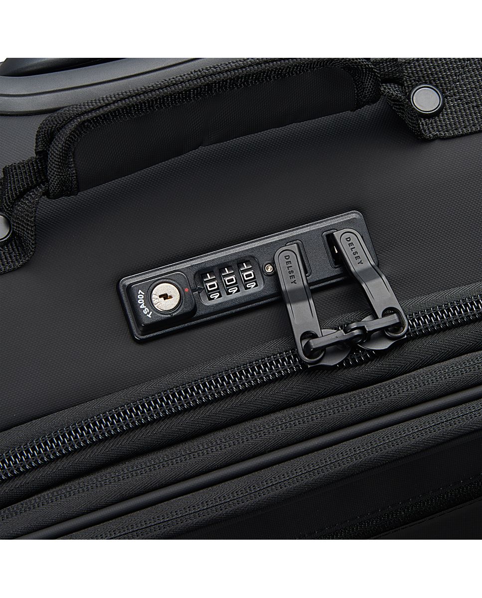 Maleta grande expandible maubert 2.0 blanda con capacidad de 107 l - Delsey Paris - Negro Negro-5