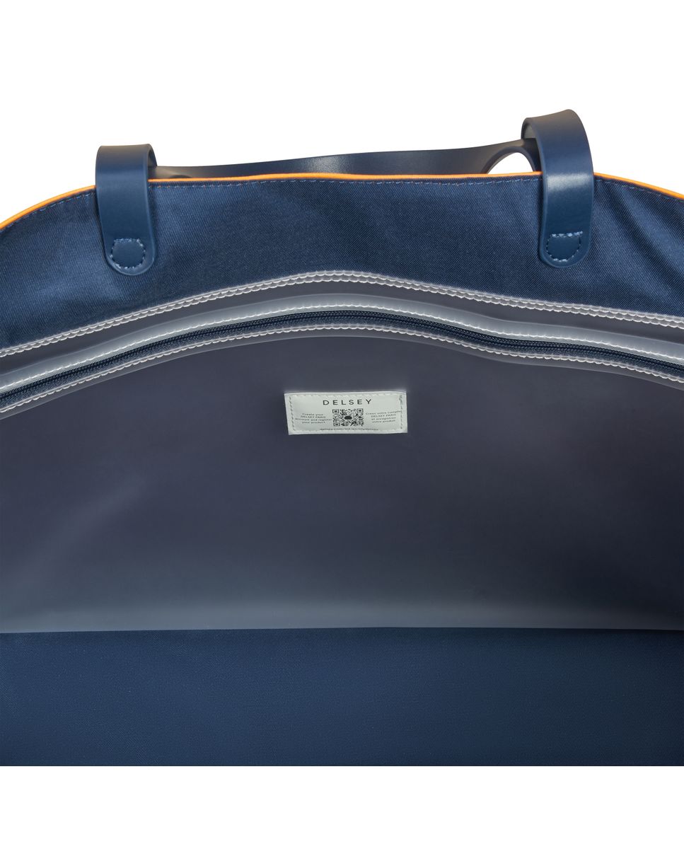 Bolsa de viaje Croisiere de textil edición limitada Roland Garros con capacidad de 40,17 L - Delsey Paris - Azul marino / Naranja Azul marino / Naranja-5