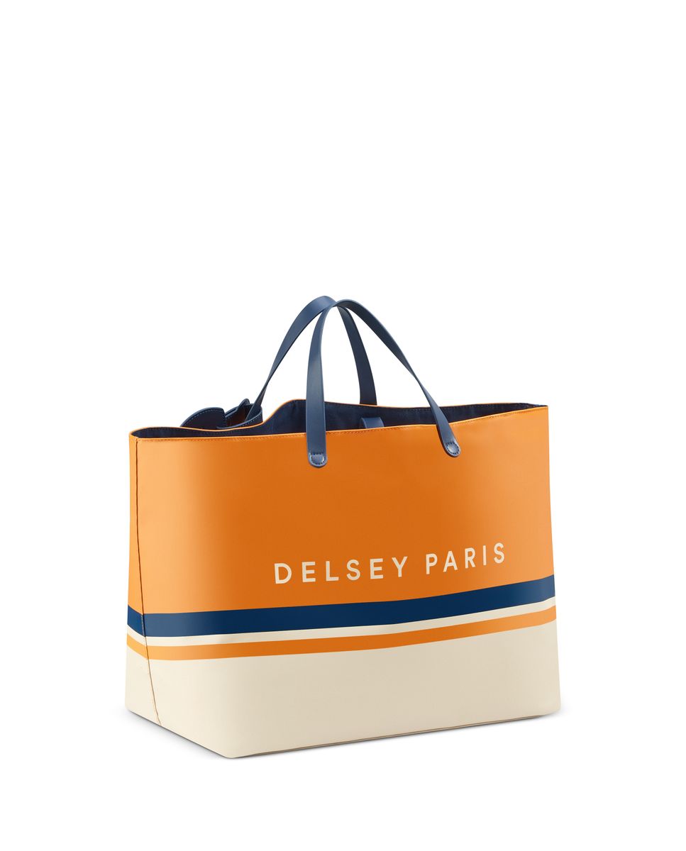 Bolsa de viaje Croisiere de textil edición limitada Roland Garros con capacidad de 40,17 L - Delsey Paris - Azul marino / Naranja Azul marino / Naranja-6