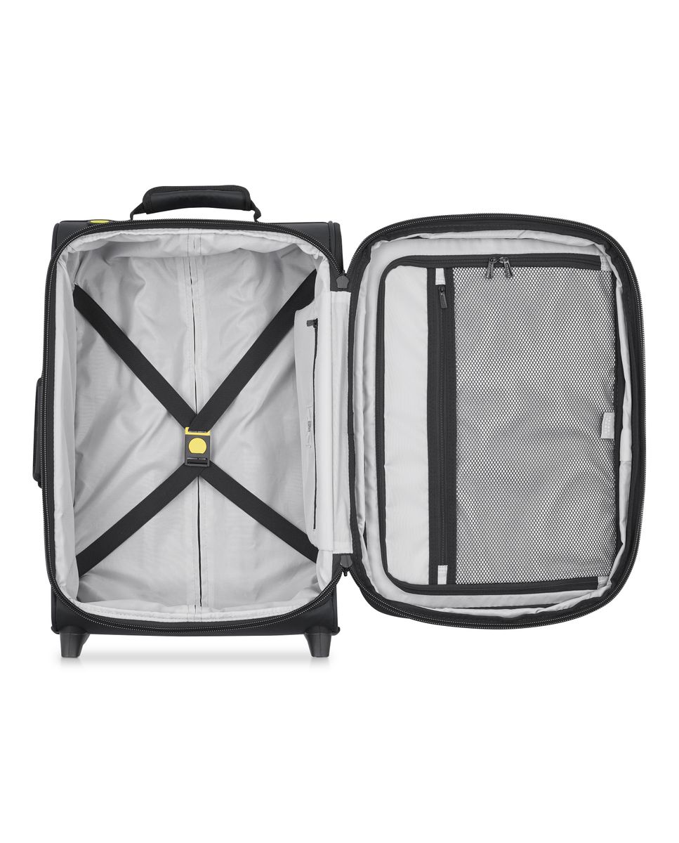 Maleta de cabina maubert 2.0 blanda con capacidad de 39 l - Delsey Paris - Negro Negro-3