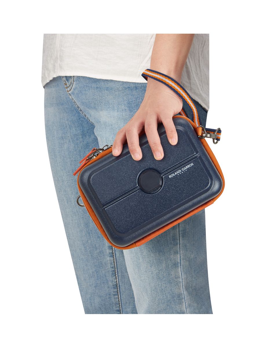 Clutch Turenne 2.0 de 100% policarbonato - Delsey Paris - Azul marino / Naranja Azul marino / Naranja-5