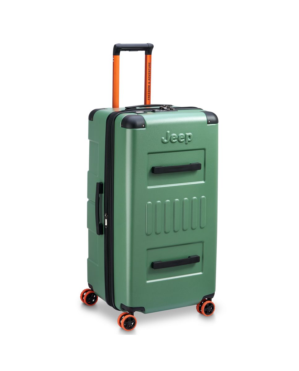 Maleta grande expandible jh002b rígida con capacidad de 121 l