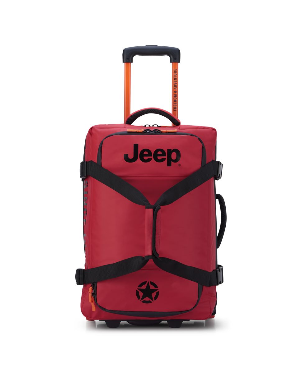 Bolsa de viaje jeep x delsey paris js005a de poliéster ripstop y poliuretano - Rojo Rojo-1