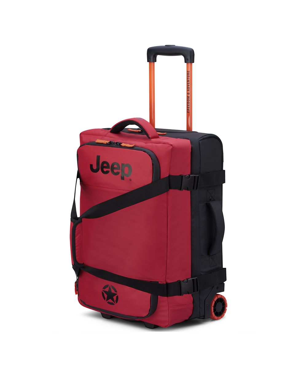 Bolsa de viaje jeep x delsey paris js005a de poliéster ripstop y poliuretano - Rojo Rojo-2