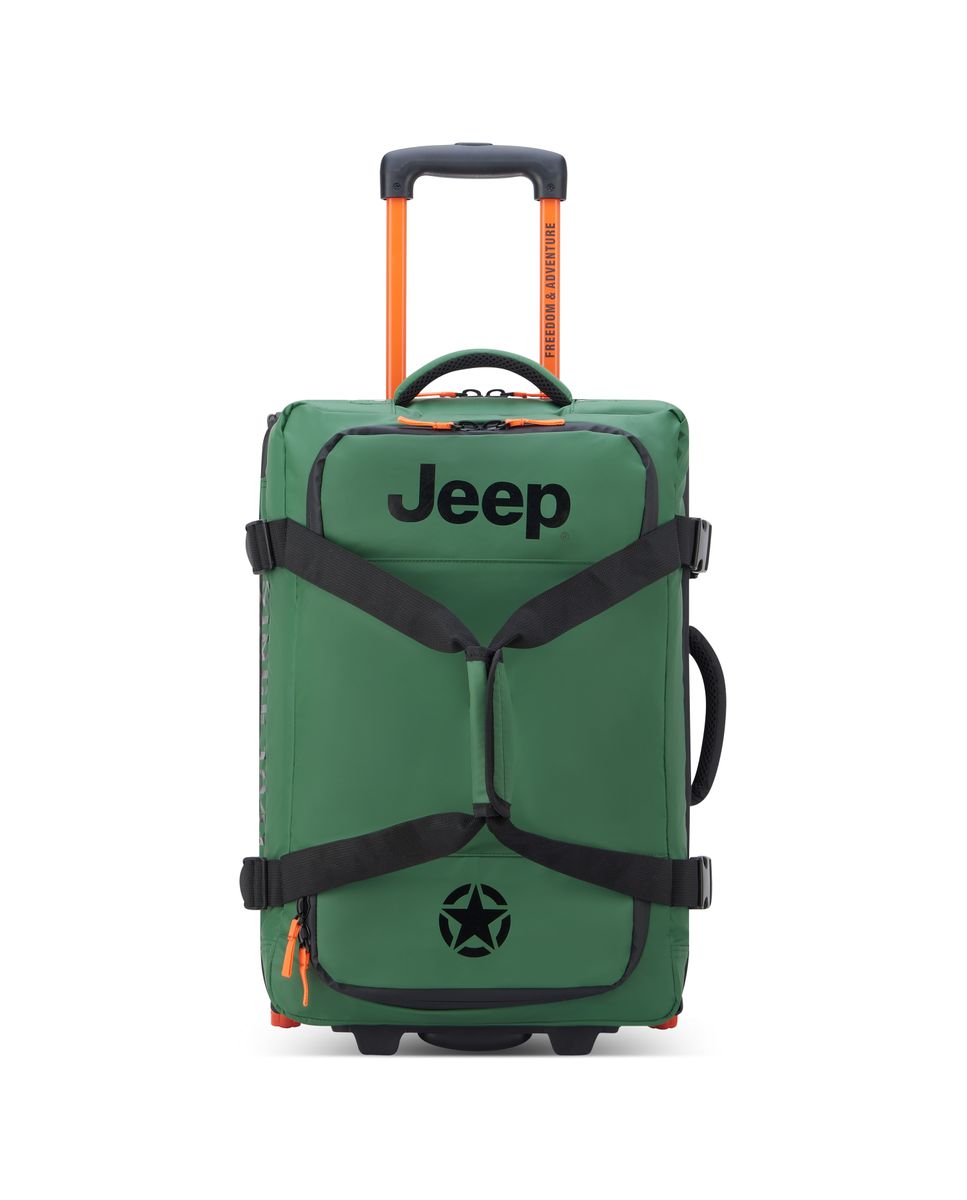 Bolsa de viaje jeep x delsey paris js005a de poliéster ripstop y poliuretano - Verde Verde-1