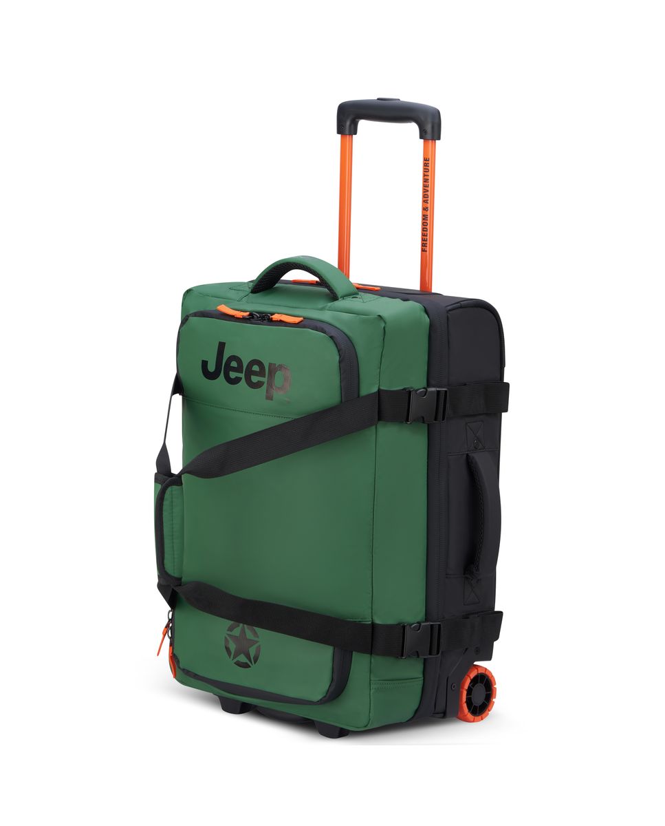 Bolsa de viaje jeep x delsey paris js005a de poliéster ripstop y poliuretano - Verde Verde-2