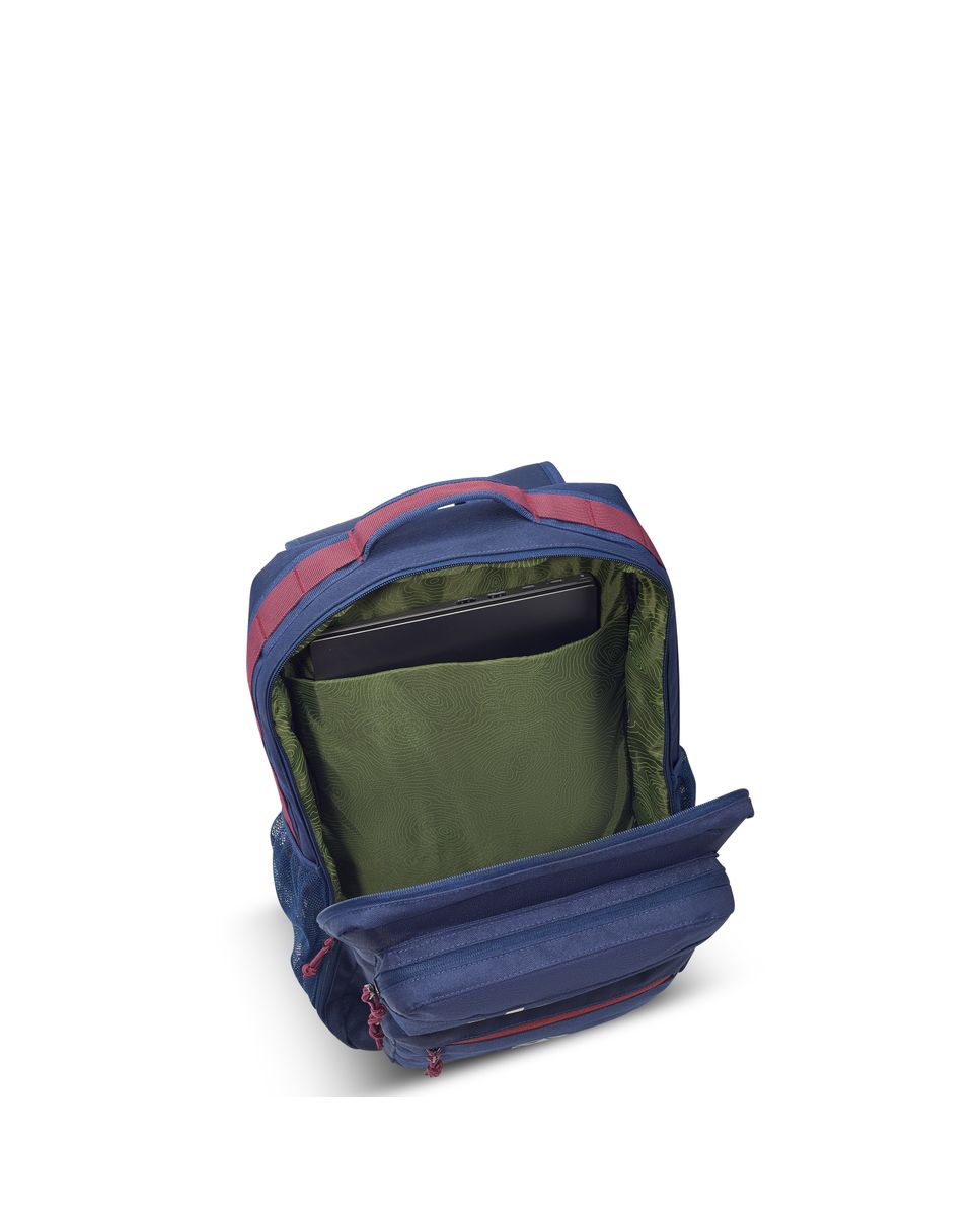 Mochila jeep x delsey paris js015b de poliéster - Azul Azul-3