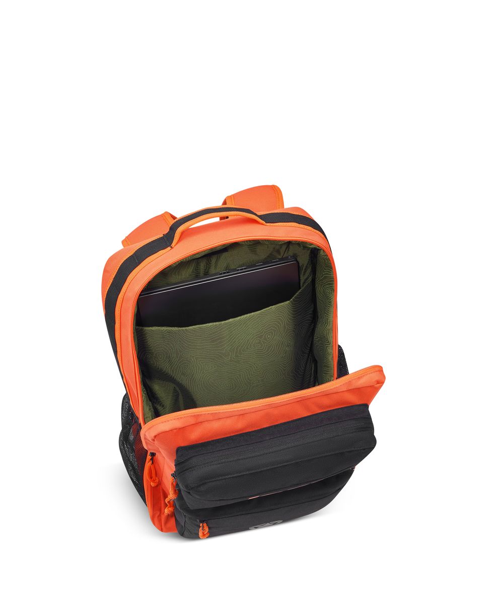Mochila jeep x delsey paris js015b de poliéster - Naranja / Negro Naranja / Negro-3