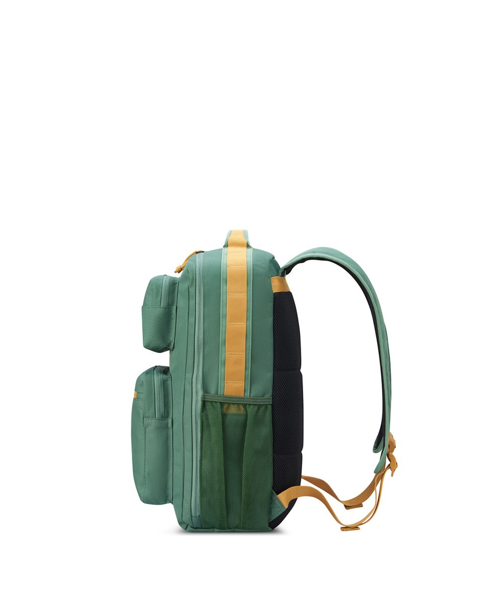 Mochila jeep x delsey paris js015b de poliéster - Verde militar Verde militar-6