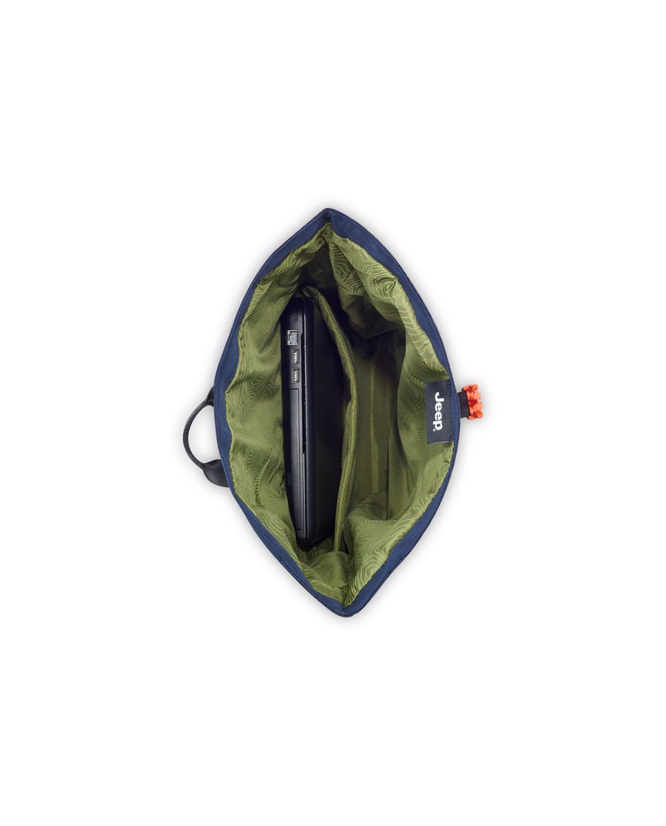 Mochila jeep x delsey paris js016d versátil - Azul marino Azul marino-5