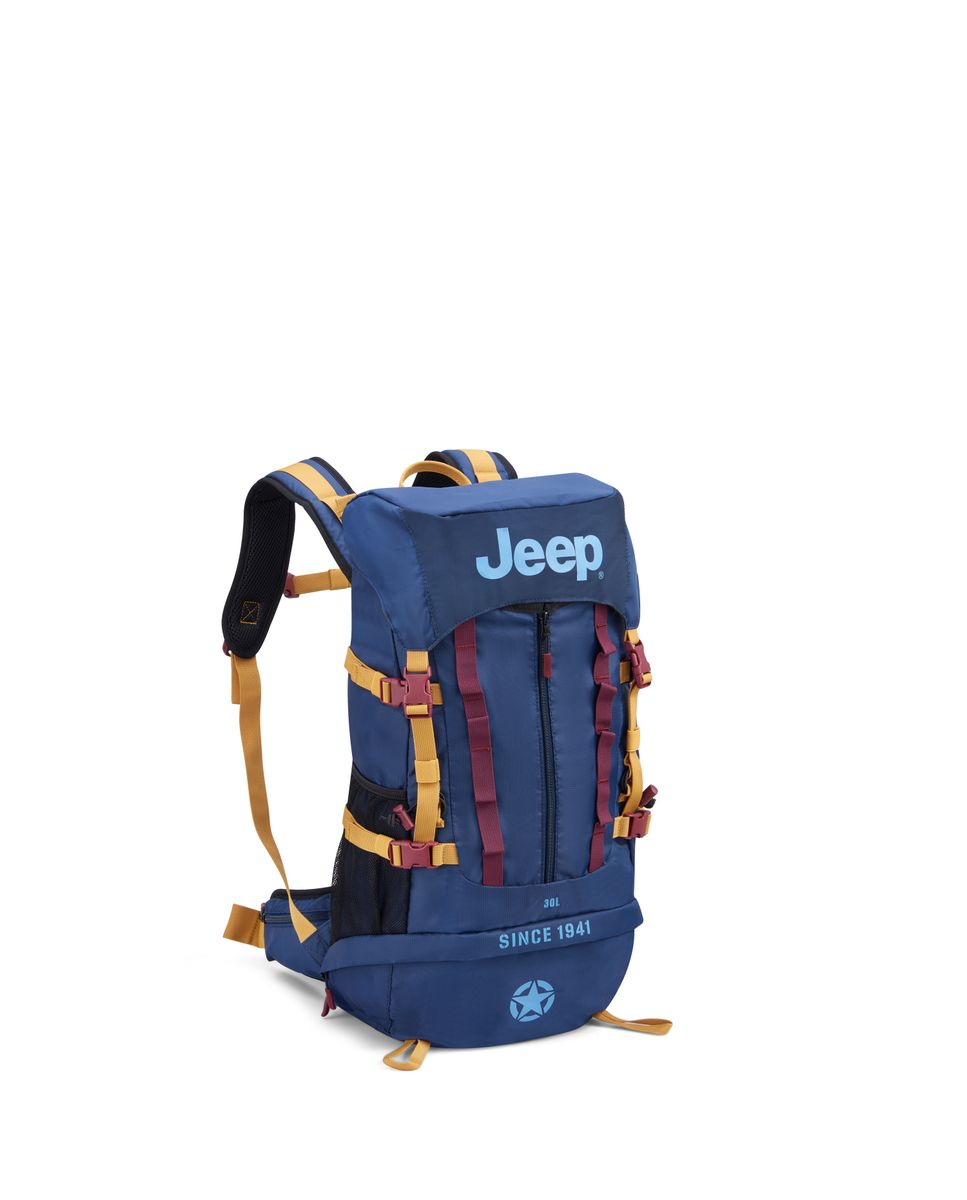 Mochila jeep x delsey paris js017a con respaldo reforzado - Azul marino Azul marino-2