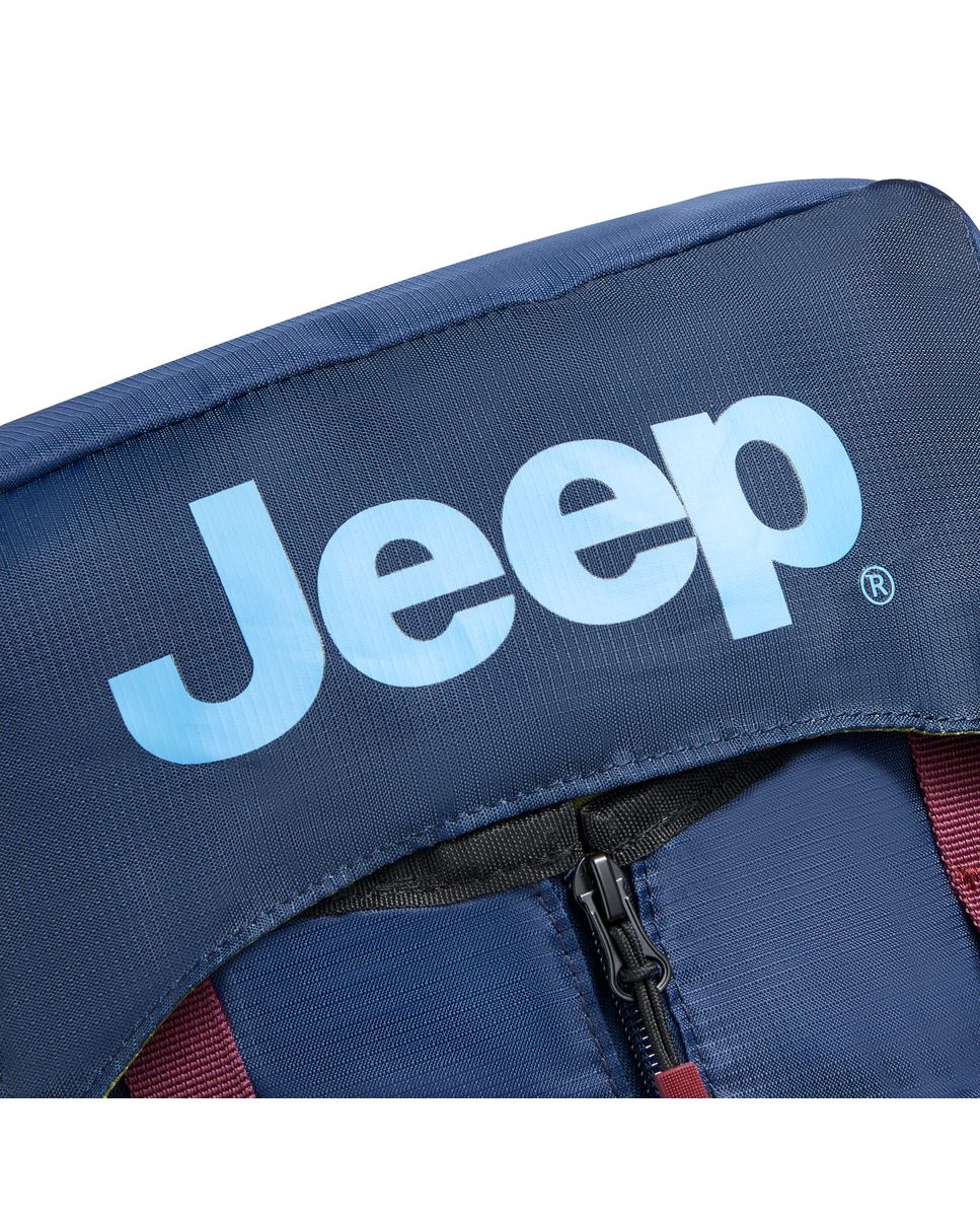 Mochila jeep x delsey paris js017a con respaldo reforzado - Azul marino Azul marino-4