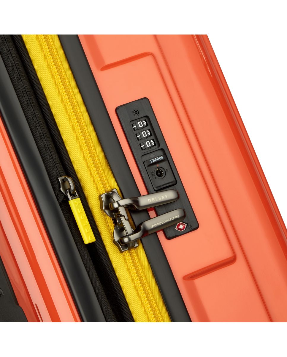 Imagen 6 de Maleta grande expandible rempart 2.0 rígida con capacidad de 99 l - Delsey Paris - Naranja Naranja