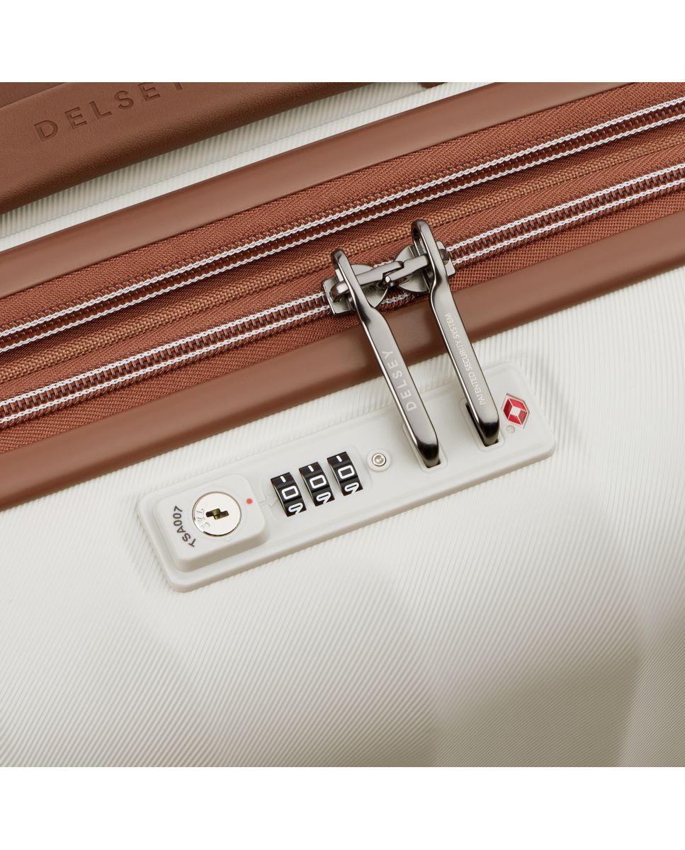 Imagen 5 de Maleta de cabina expandible carrousel 2 rígida con capacidad de 34 l - Delsey Paris - Blanco Blanco