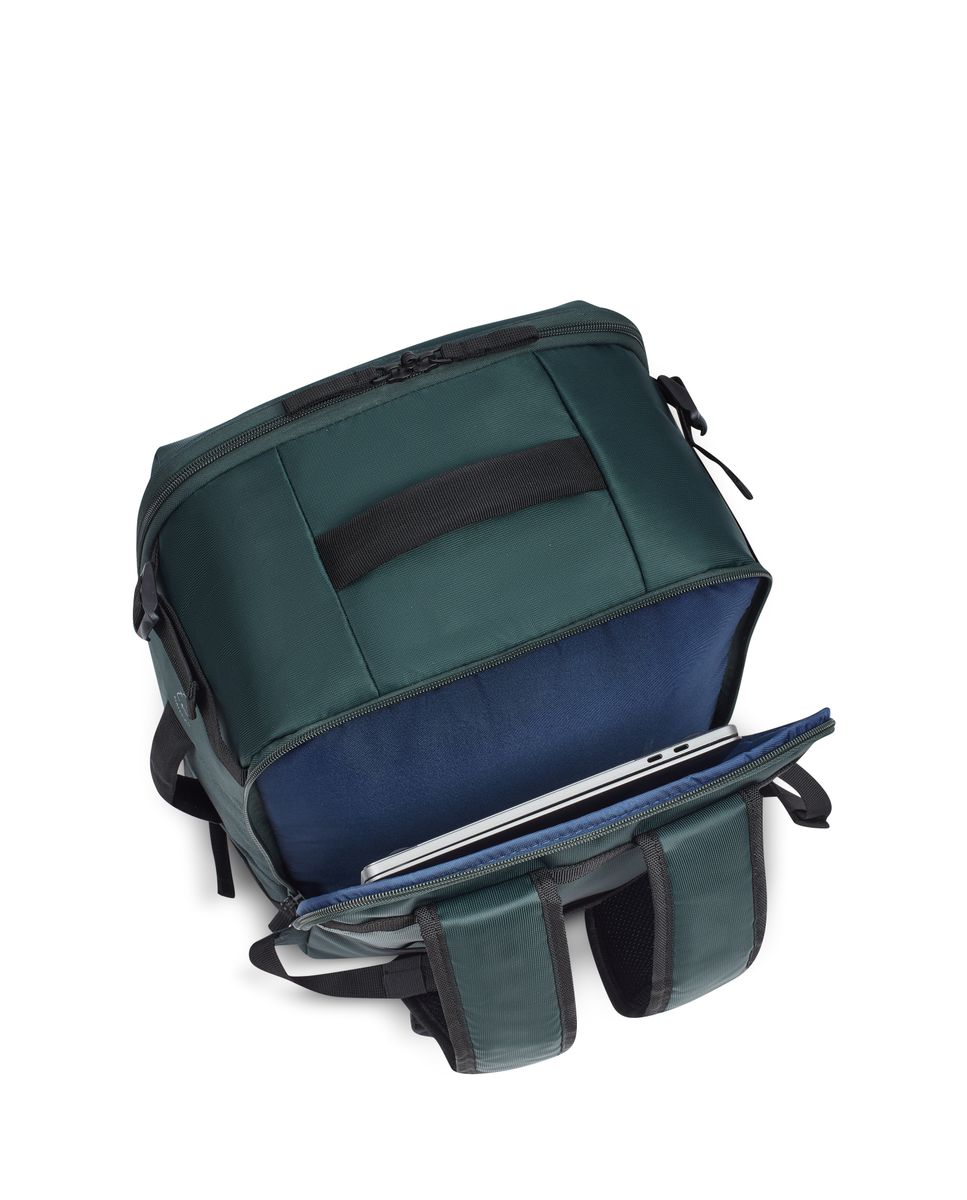Mochila underseater brochant 3 de poliéster reciclado - Delsey Paris - Verde oscuro Verde oscuro-6