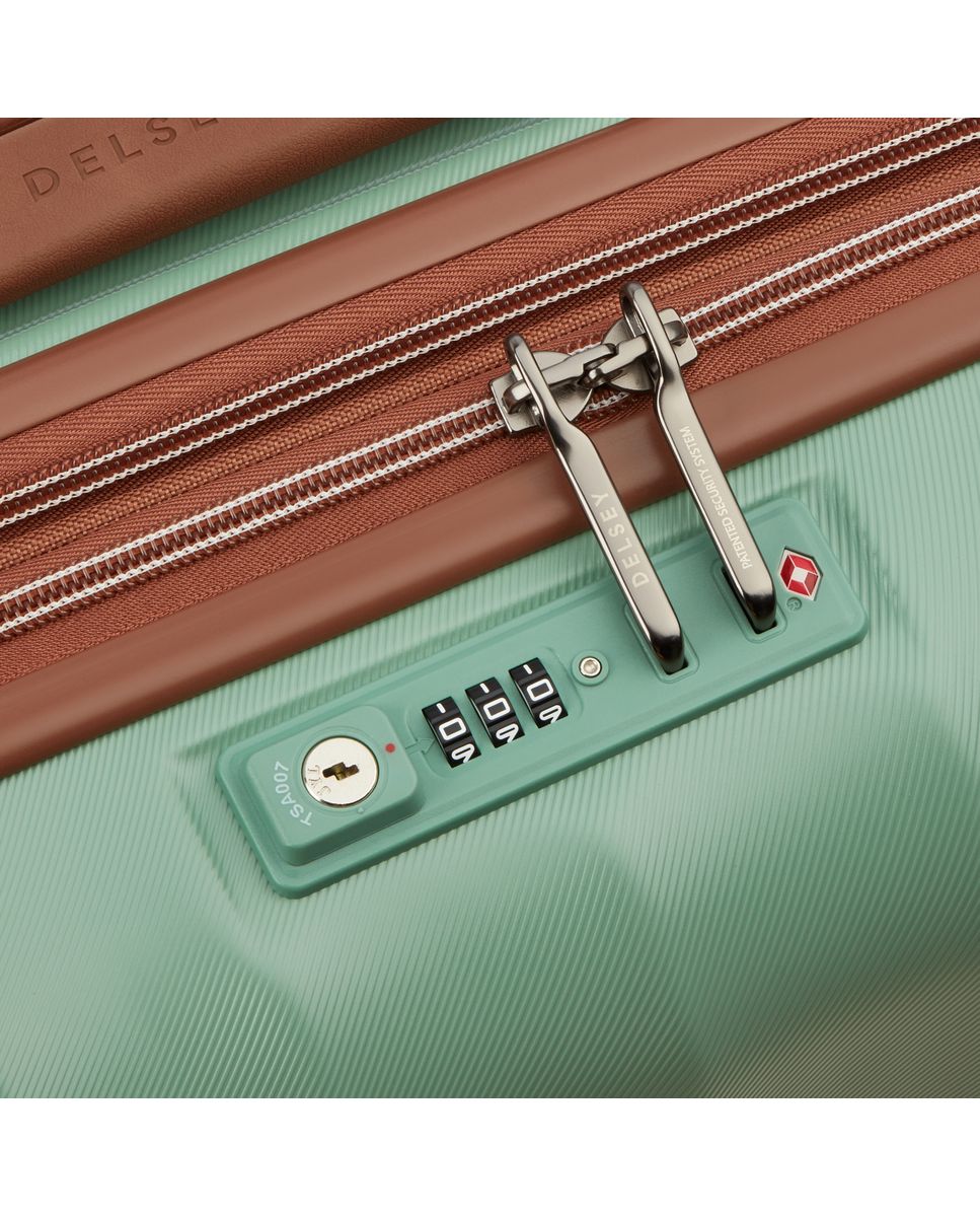 Imagen 5 de Maleta de cabina expandible carrousel 2 rígida con capacidad de 34 l - Delsey Paris - Verde menta Verde menta