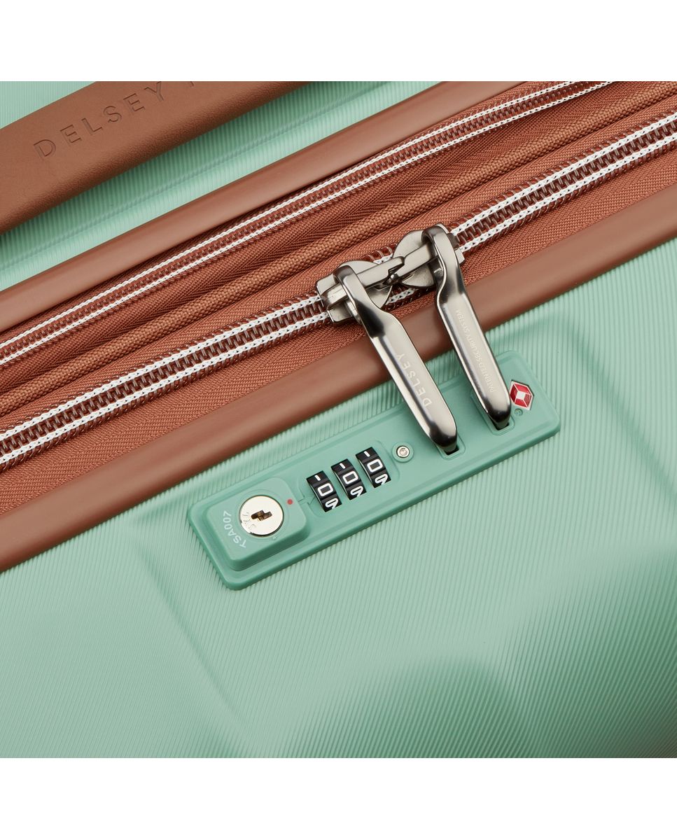 Imagen 5 de Maleta grande expandible carrousel 2 rígida con capacidad de 101 l - Delsey Paris - Verde menta Verde menta