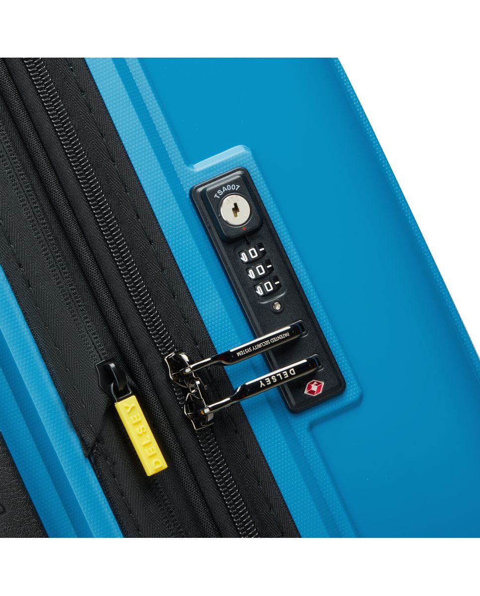 Imagen 5 de Maleta mediana expandible lutece se rígida con capacidad de 73 l - Delsey Paris - Azul claro Azul claro