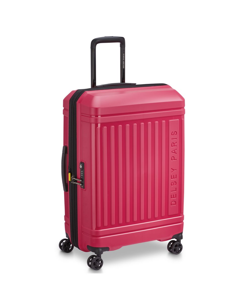 Imagen 2 de Maleta mediana expandible lutece se rígida con capacidad de 73 l - Delsey Paris - Magenta Magenta