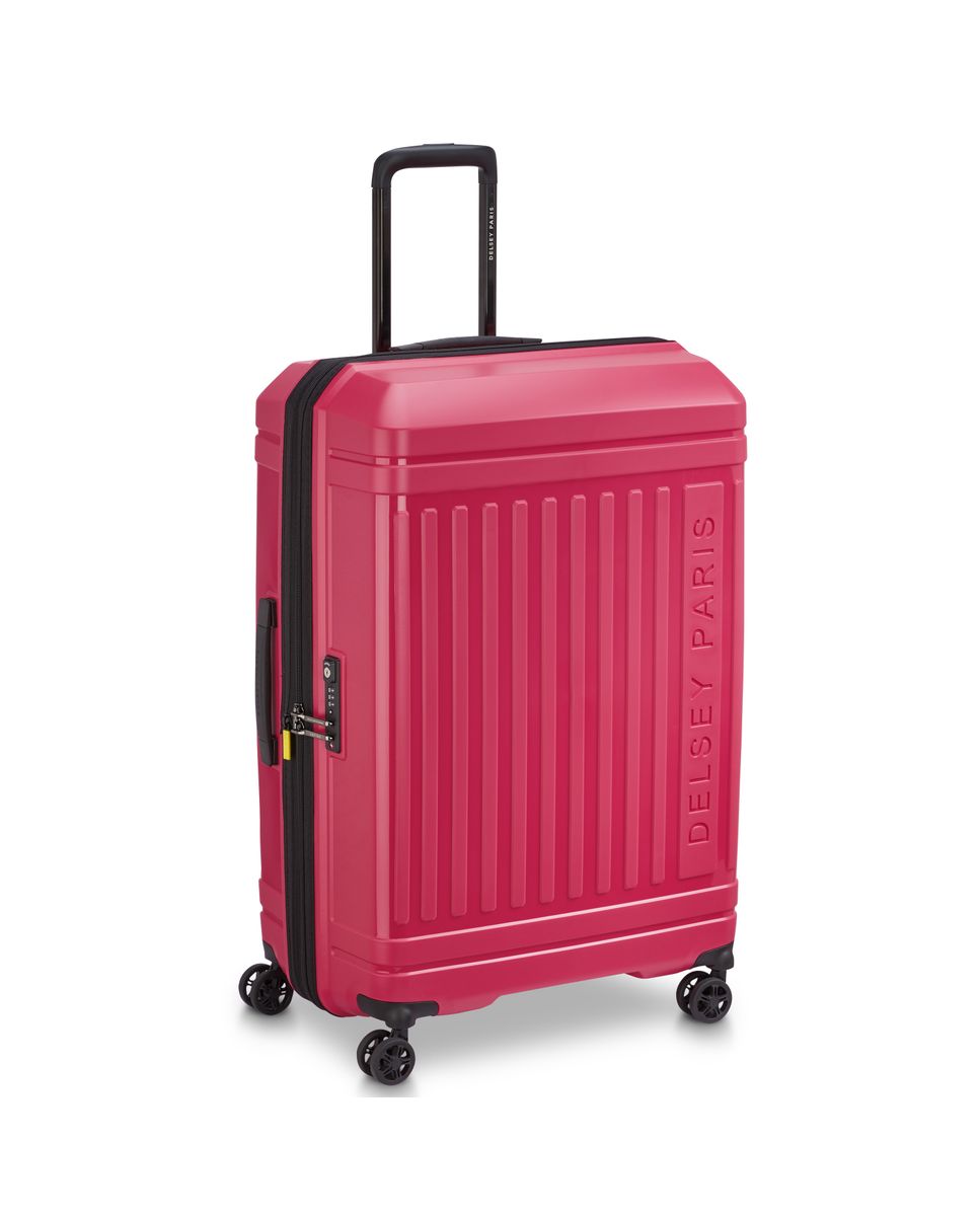 Imagen 2 de Maleta grande expandible lutece se rígida con capacidad de 99 l - Delsey Paris - Magenta Magenta