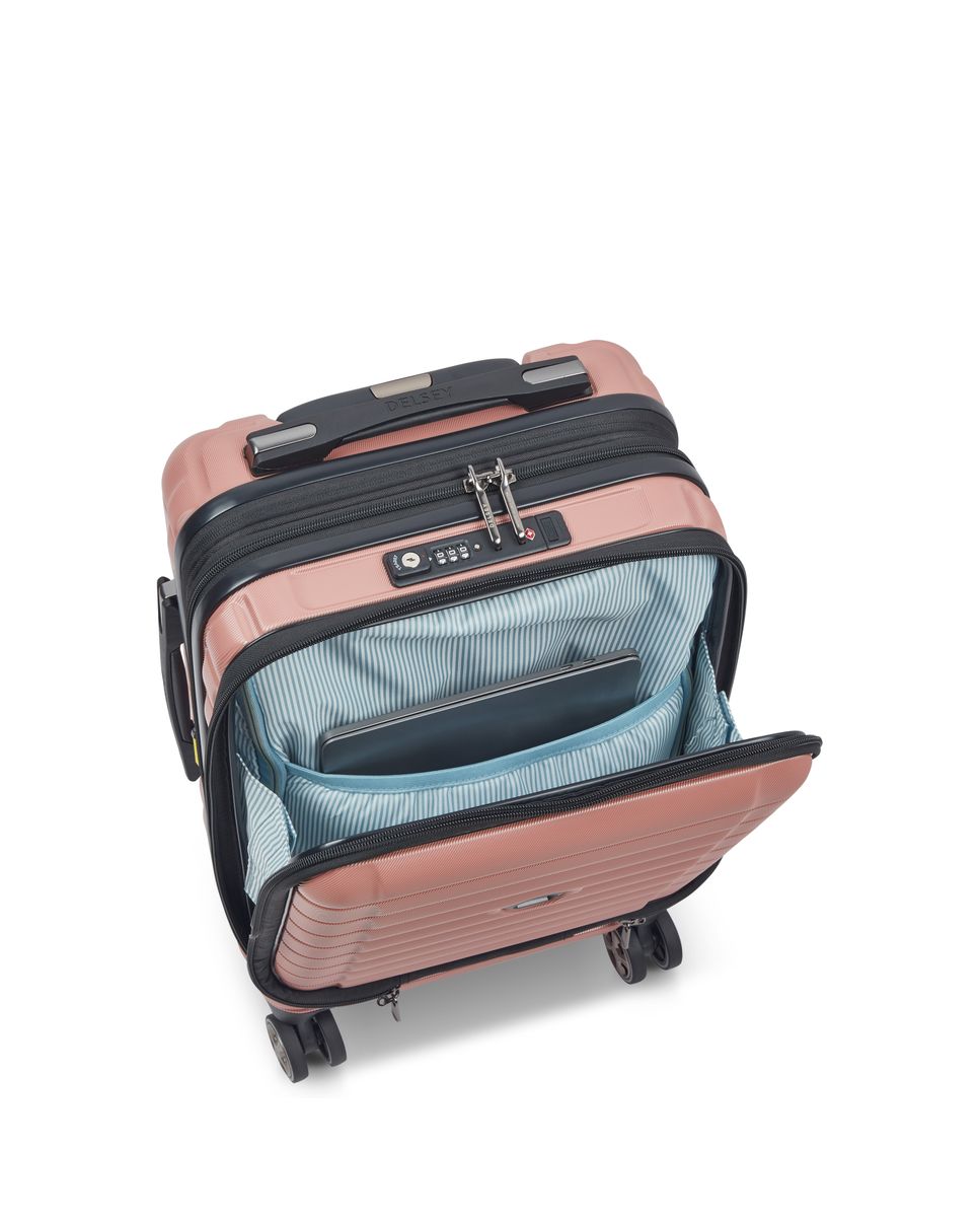 Imagen 5 de Shadow 5.0 maleta trolley cabina expandible 4 ruedas dobles 55cm - Delsey Paris - Rosa pastel Rosa pastel