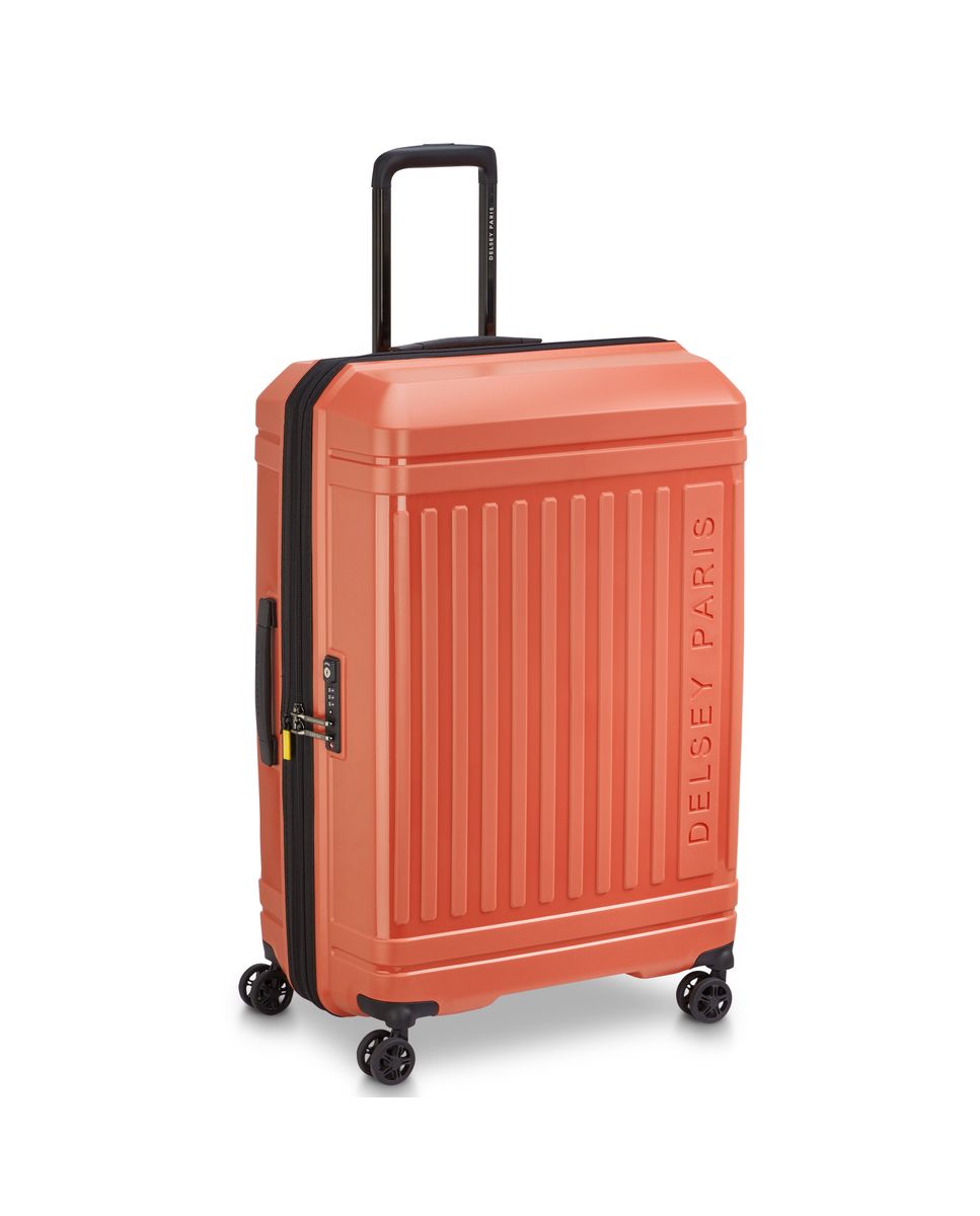 Imagen 2 de Maleta grande expandible lutece se rígida con capacidad de 99 l - Delsey Paris - Naranja Naranja