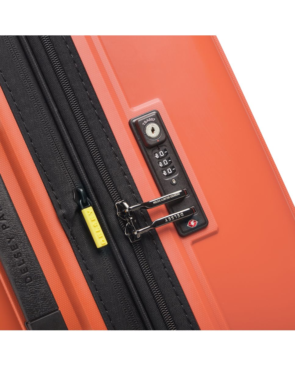 Imagen 7 de Maleta grande expandible lutece se rígida con capacidad de 99 l - Delsey Paris - Naranja Naranja