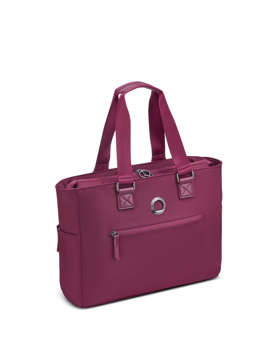Imagen 2 de Bolsa de viaje victoire de poliéster reciclado compatible con sistema trolley - Delsey Paris - Burdeos Burdeos
