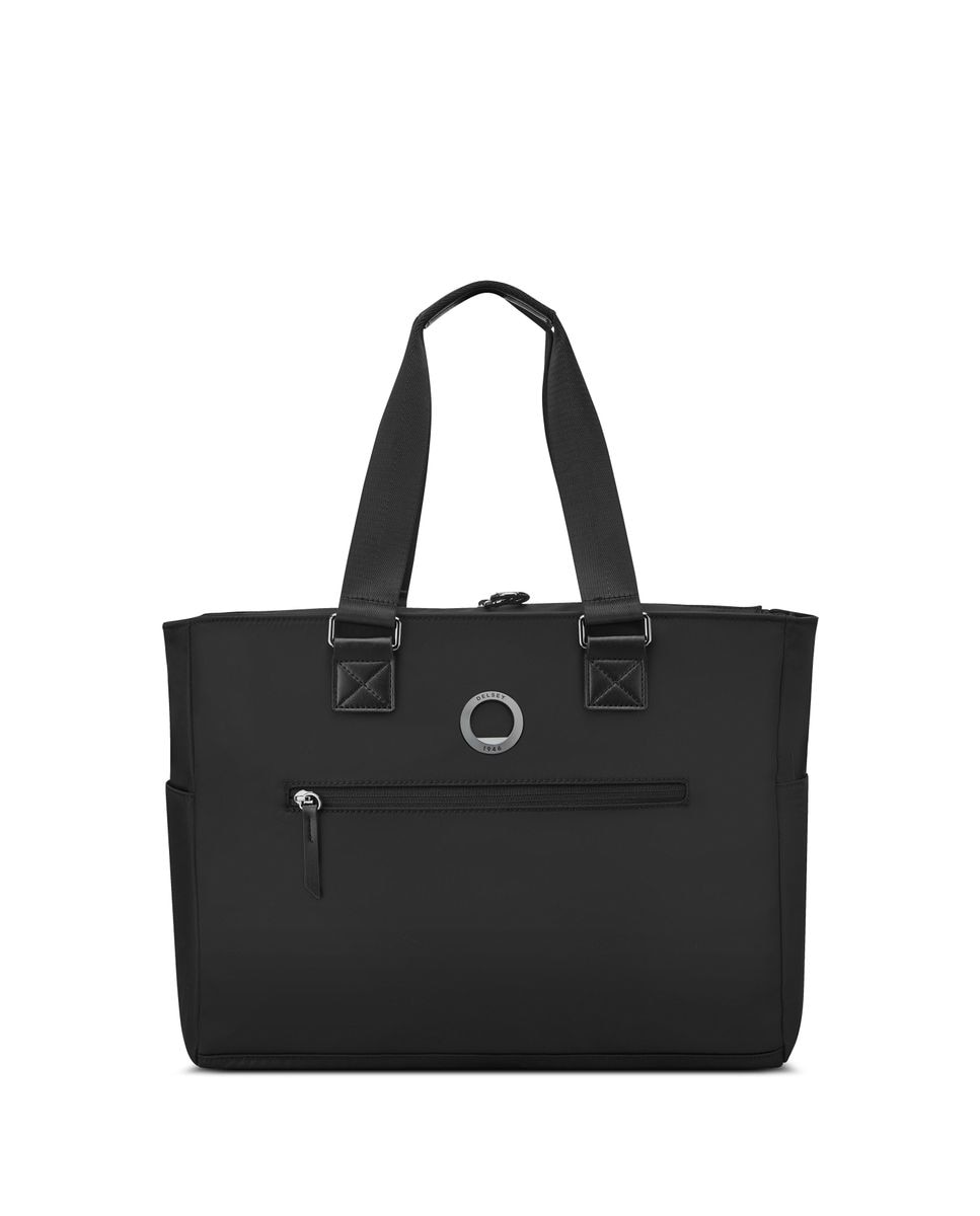 Imagen 1 de Bolsa de viaje victoire de poliéster reciclado compatible con sistema trolley - Delsey Paris - Negro Negro