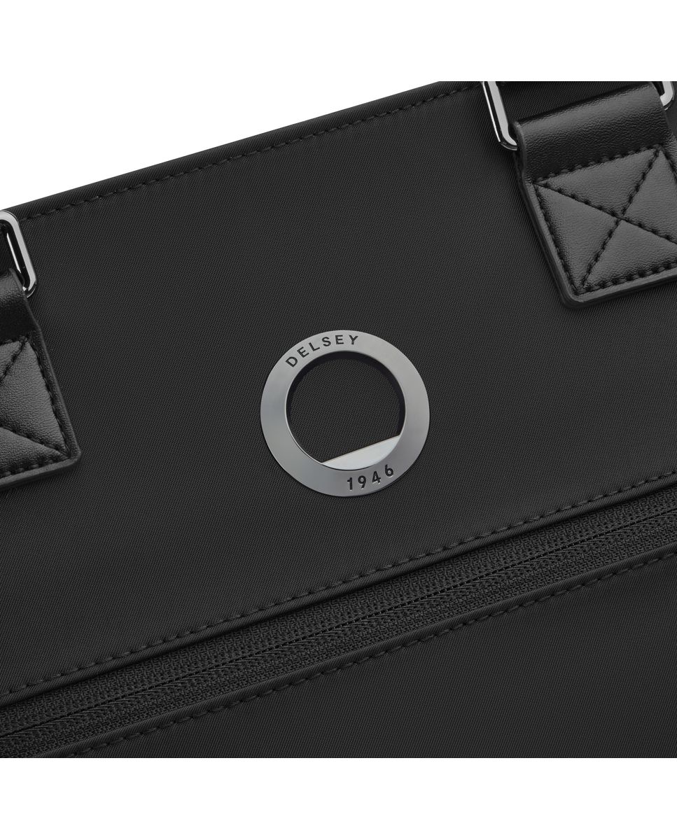 Imagen 7 de Bolsa de viaje victoire de poliéster reciclado compatible con sistema trolley - Delsey Paris - Negro Negro