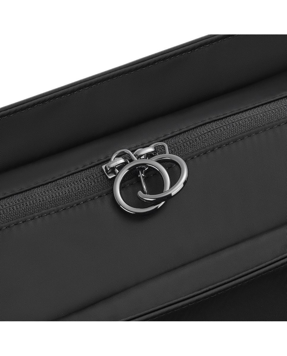 Imagen 9 de Bolsa de viaje victoire de poliéster reciclado compatible con sistema trolley - Delsey Paris - Negro Negro