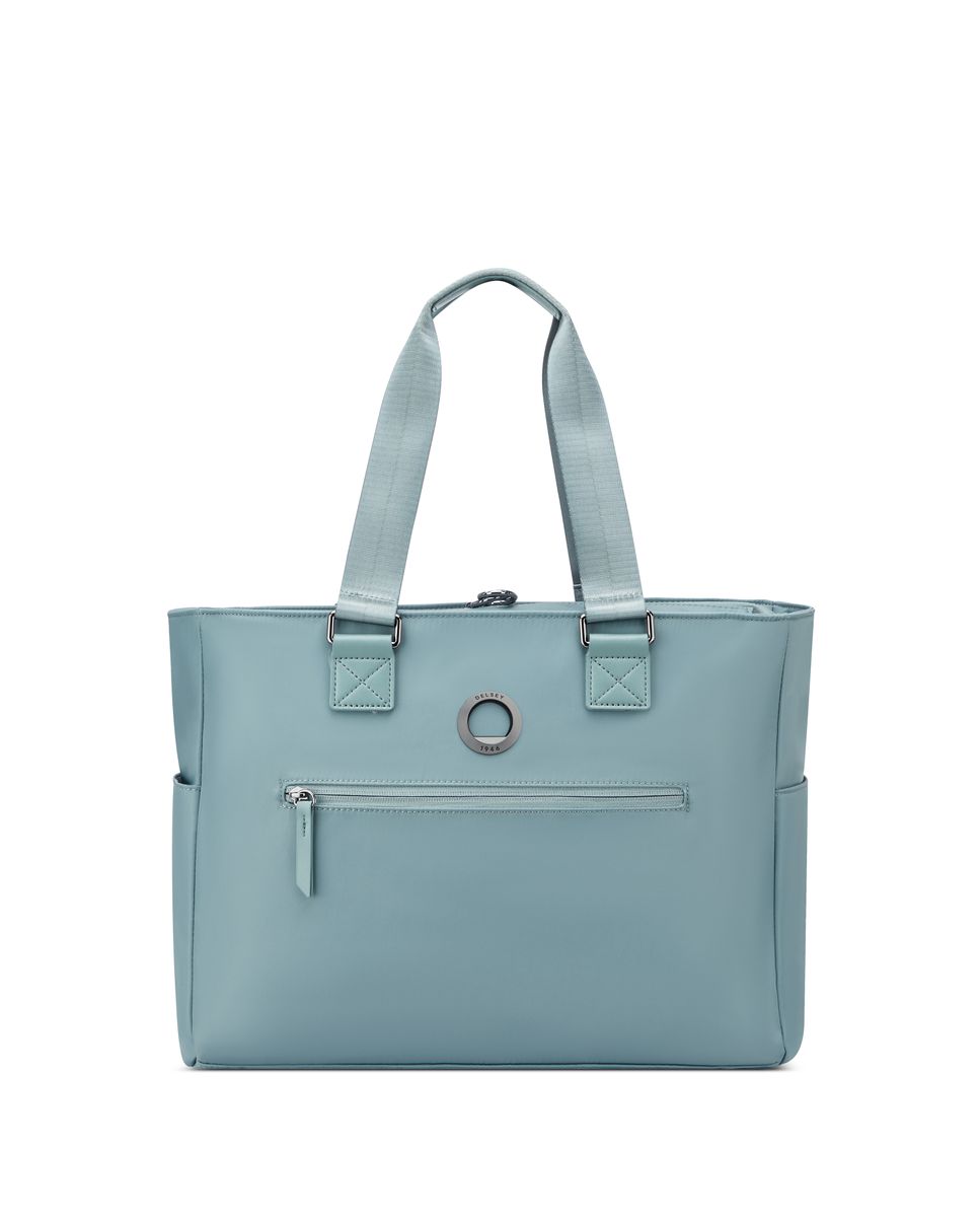 Imagen 1 de Bolsa de viaje victoire de poliéster reciclado compatible con sistema trolley - Delsey Paris - Verde grisáceo Verde grisáceo