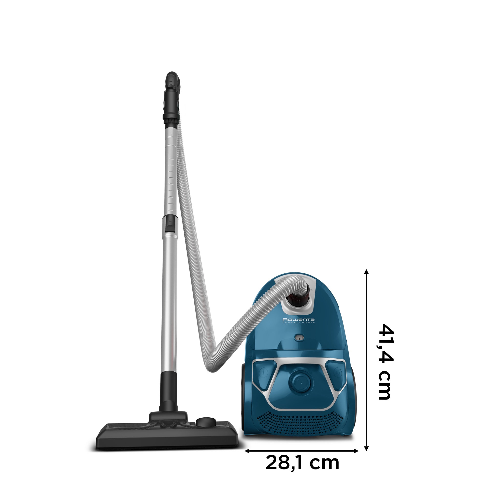 Aspirador con bolsa Rowenta RO395 Compact Power Motor - Azul / Negro Azul / Negro-7
