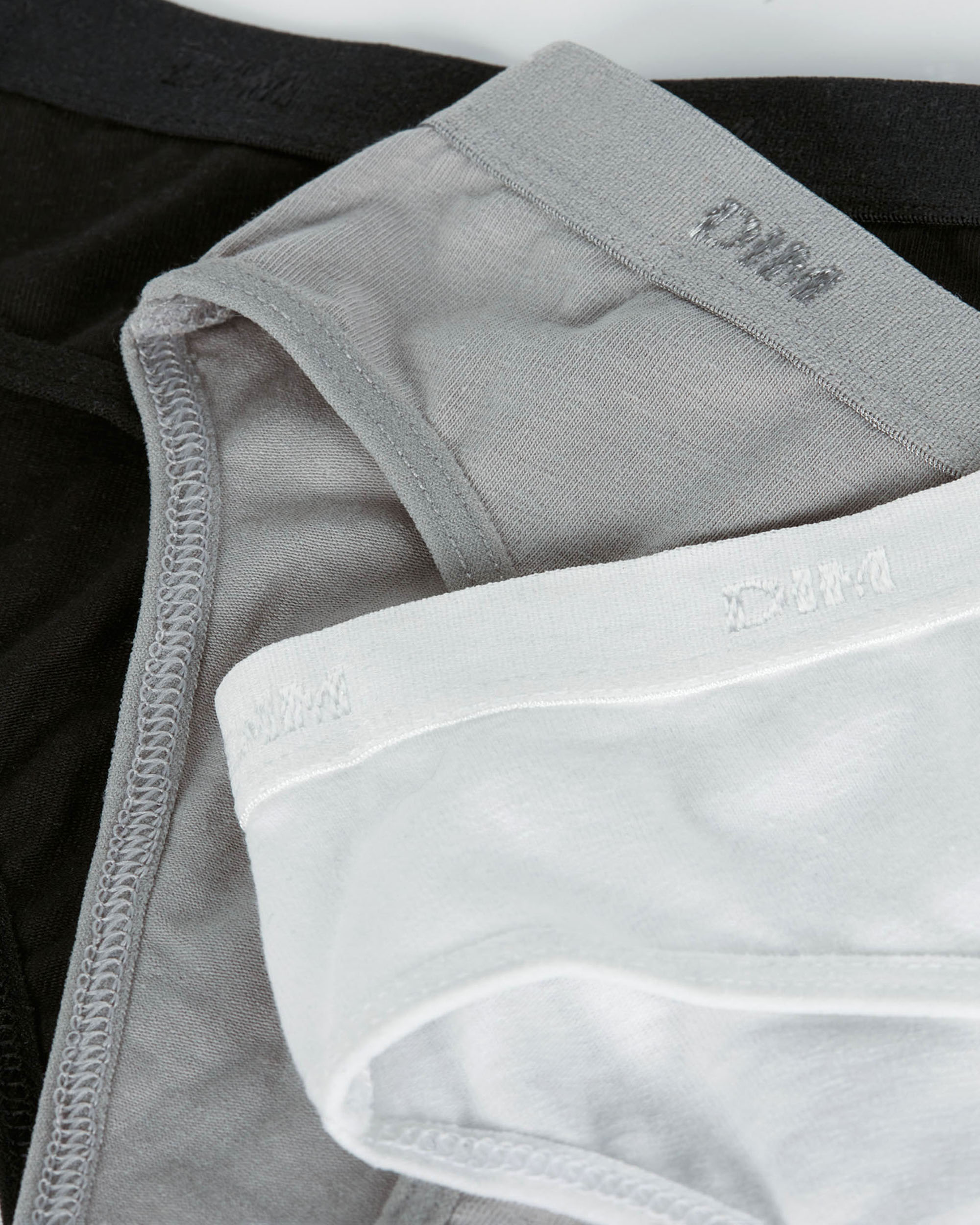 Cueca Infantil de Algodão com Cintura Elástica Dim Branco-3