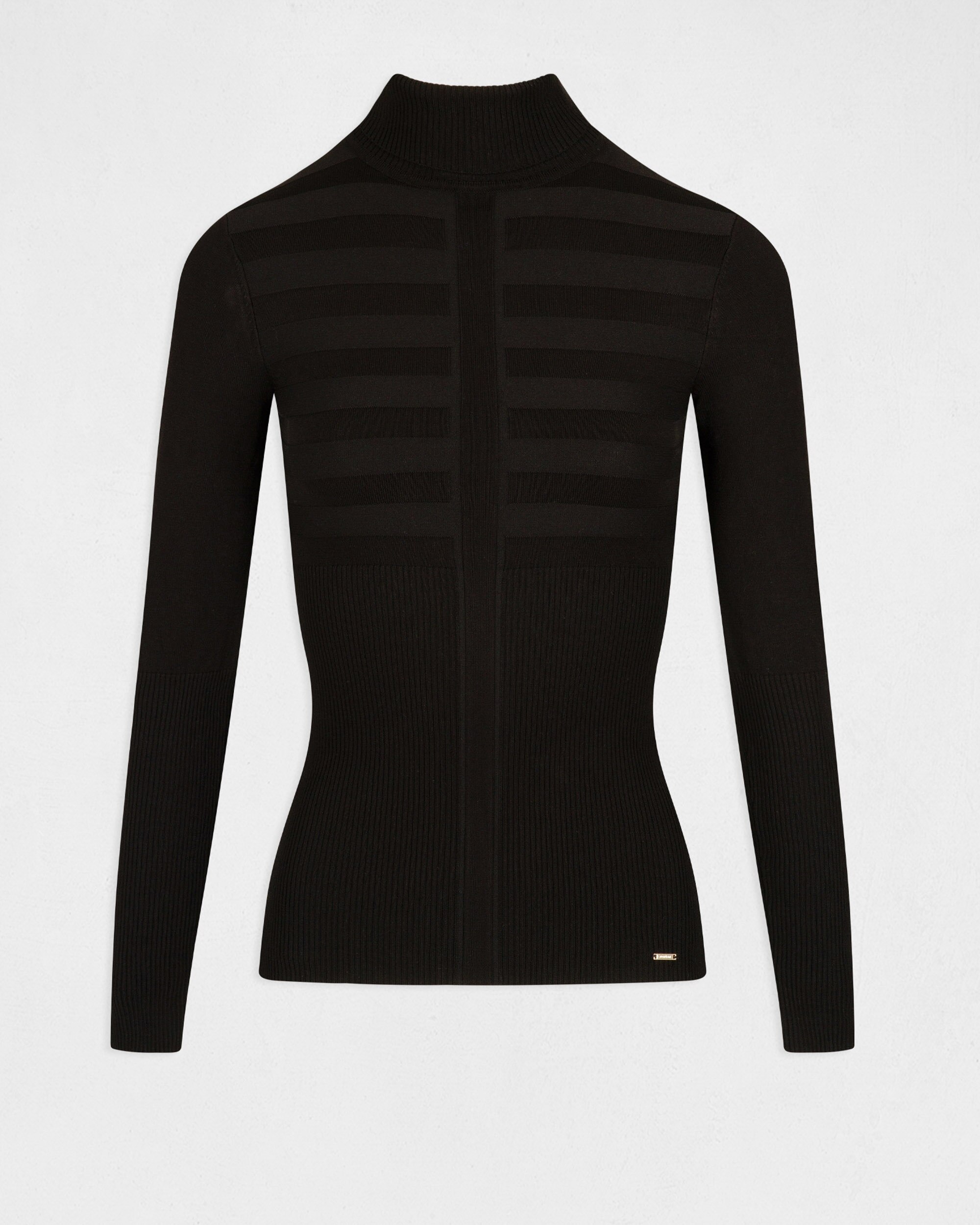 Jersey de mujer con cuello alto - Morgan - Negro Negro-6