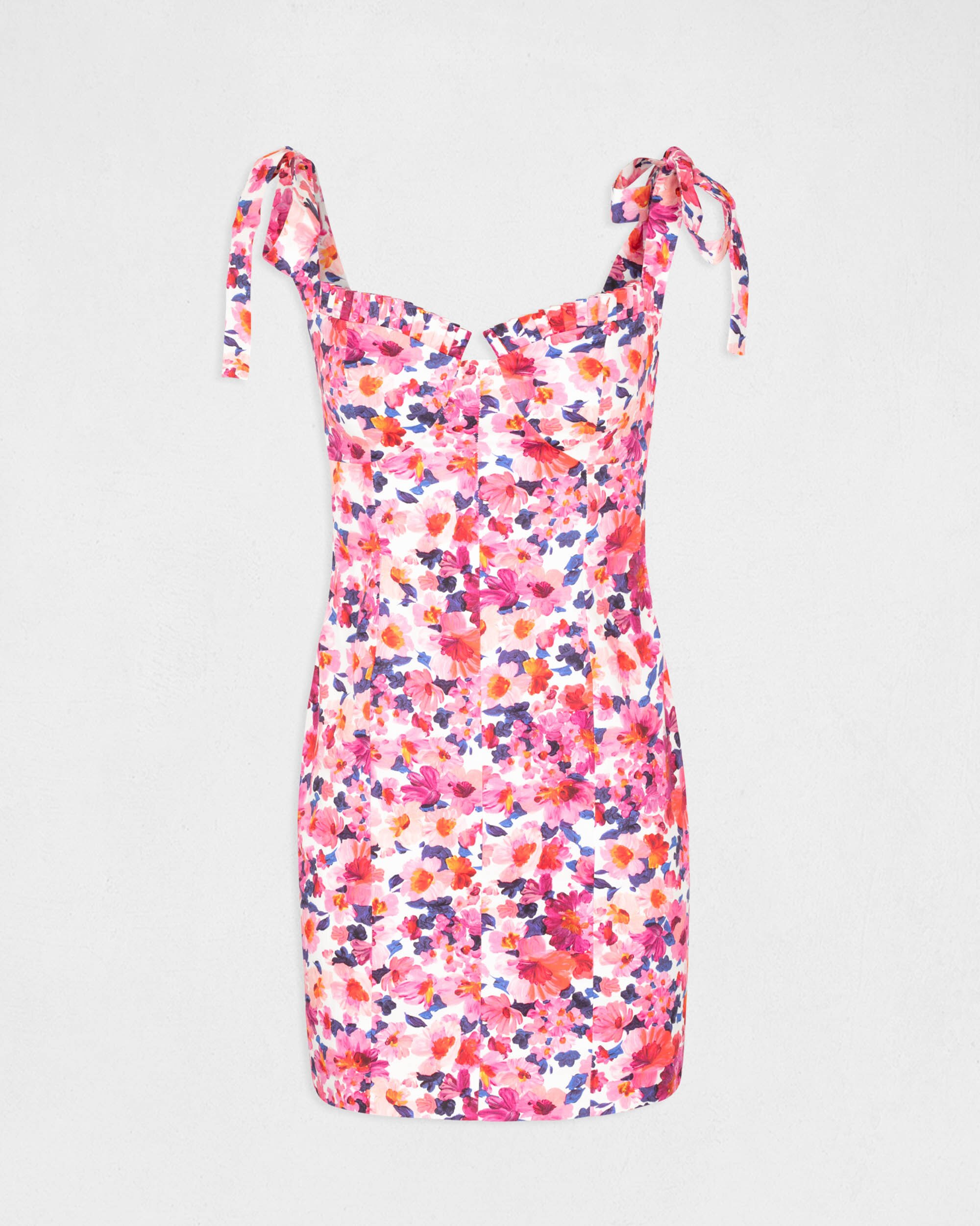 Vestido ajustado con estampado floral - Morgan - Multicolor Multicolor-2