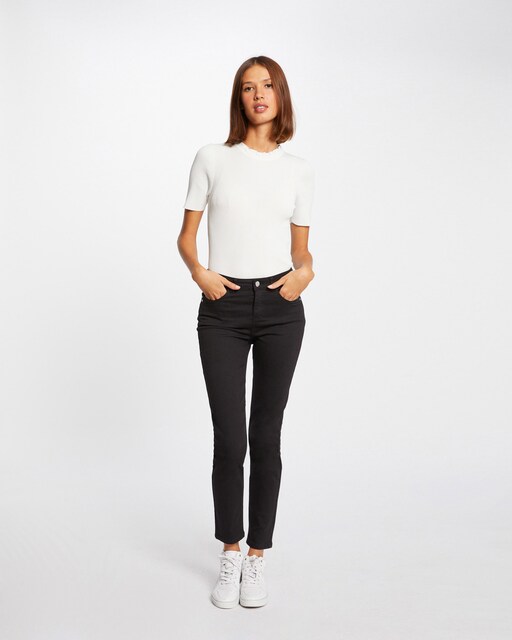 Imagen 0 de Pantalón pitillo de mujer slim de talle estándar