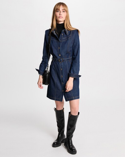 Imagen 0 de Vestido ajustado vaquero