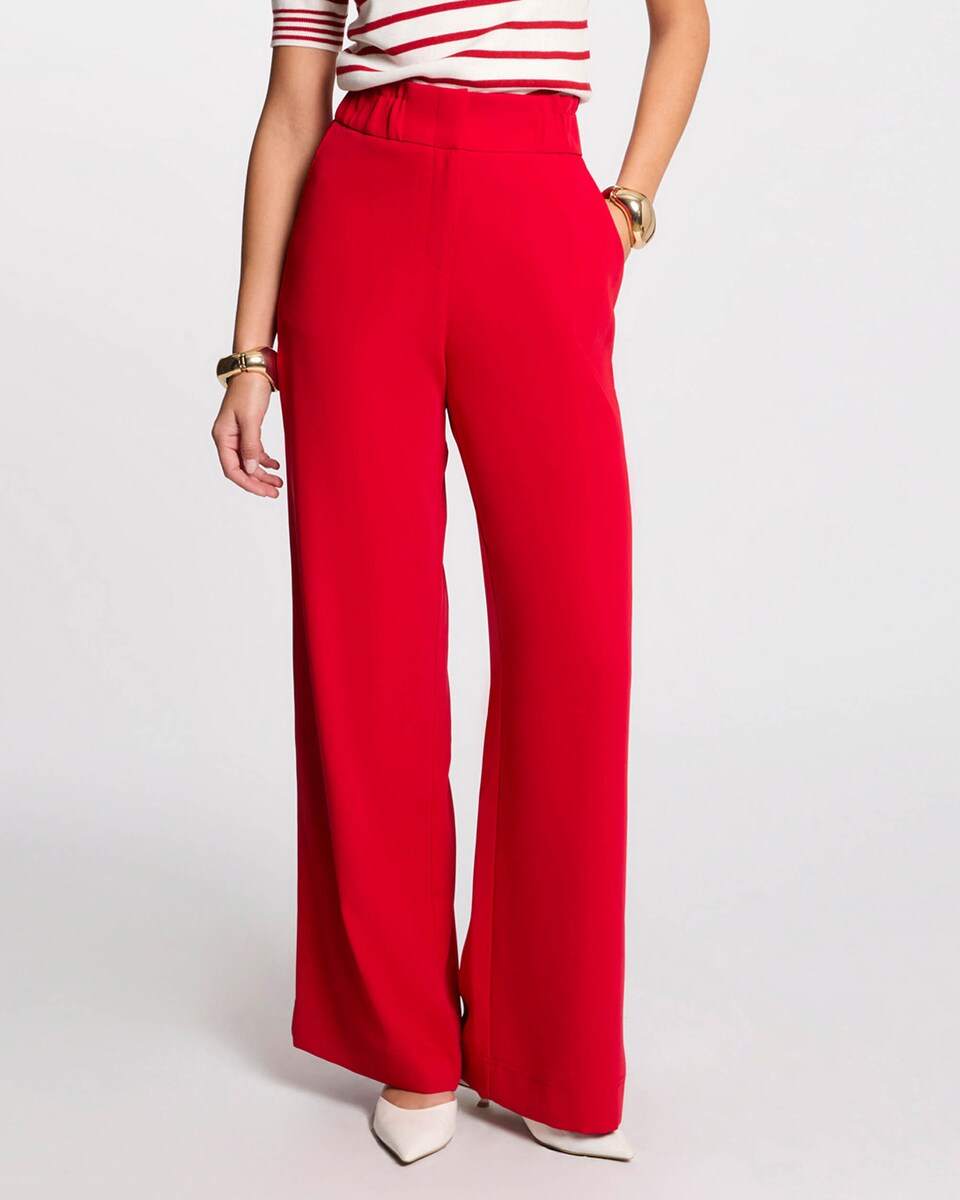 Pantalon amplio liso detalle bolsas main image 0