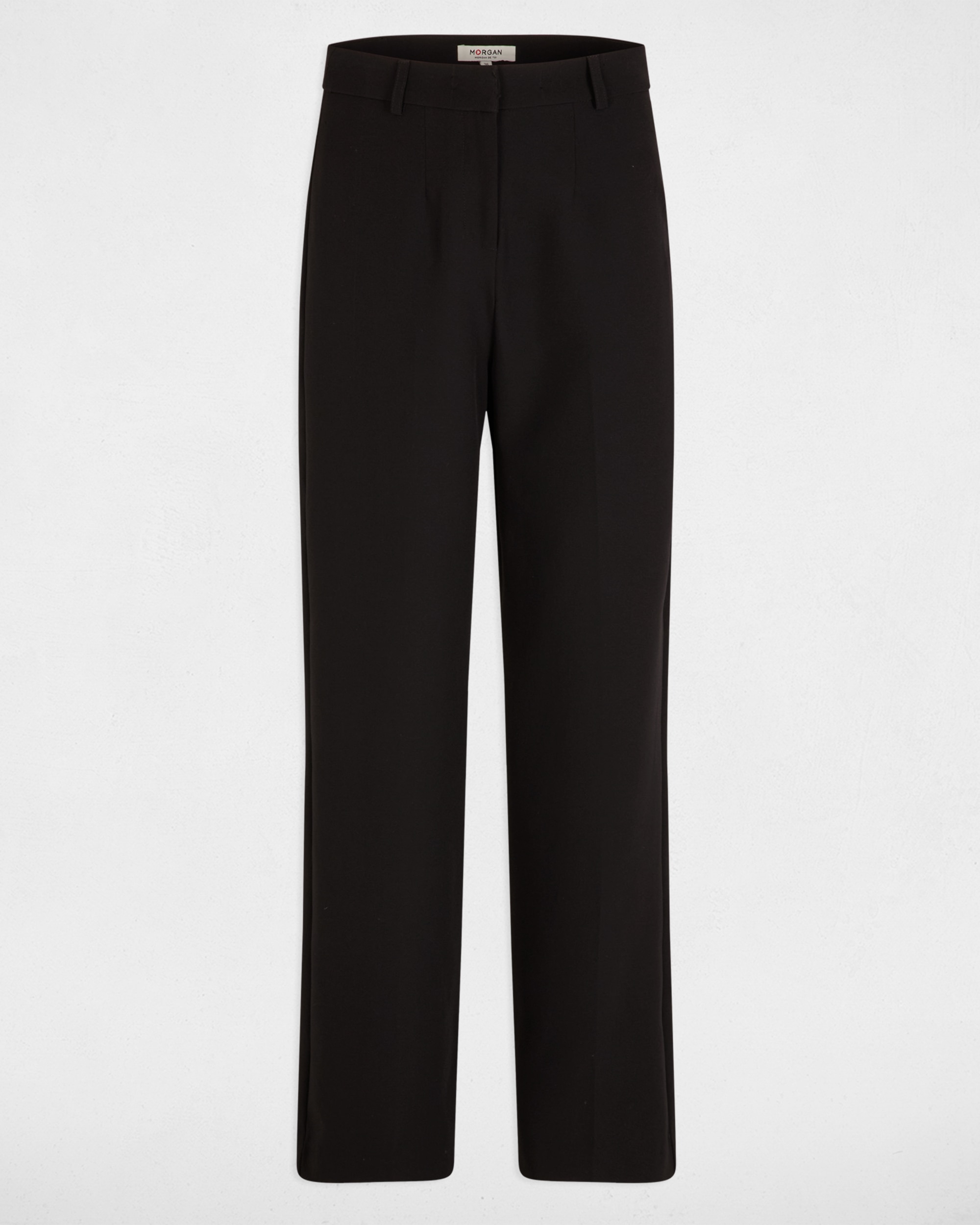 Pantalón de mujer recto con pinzas - Morgan - Negro Negro-5
